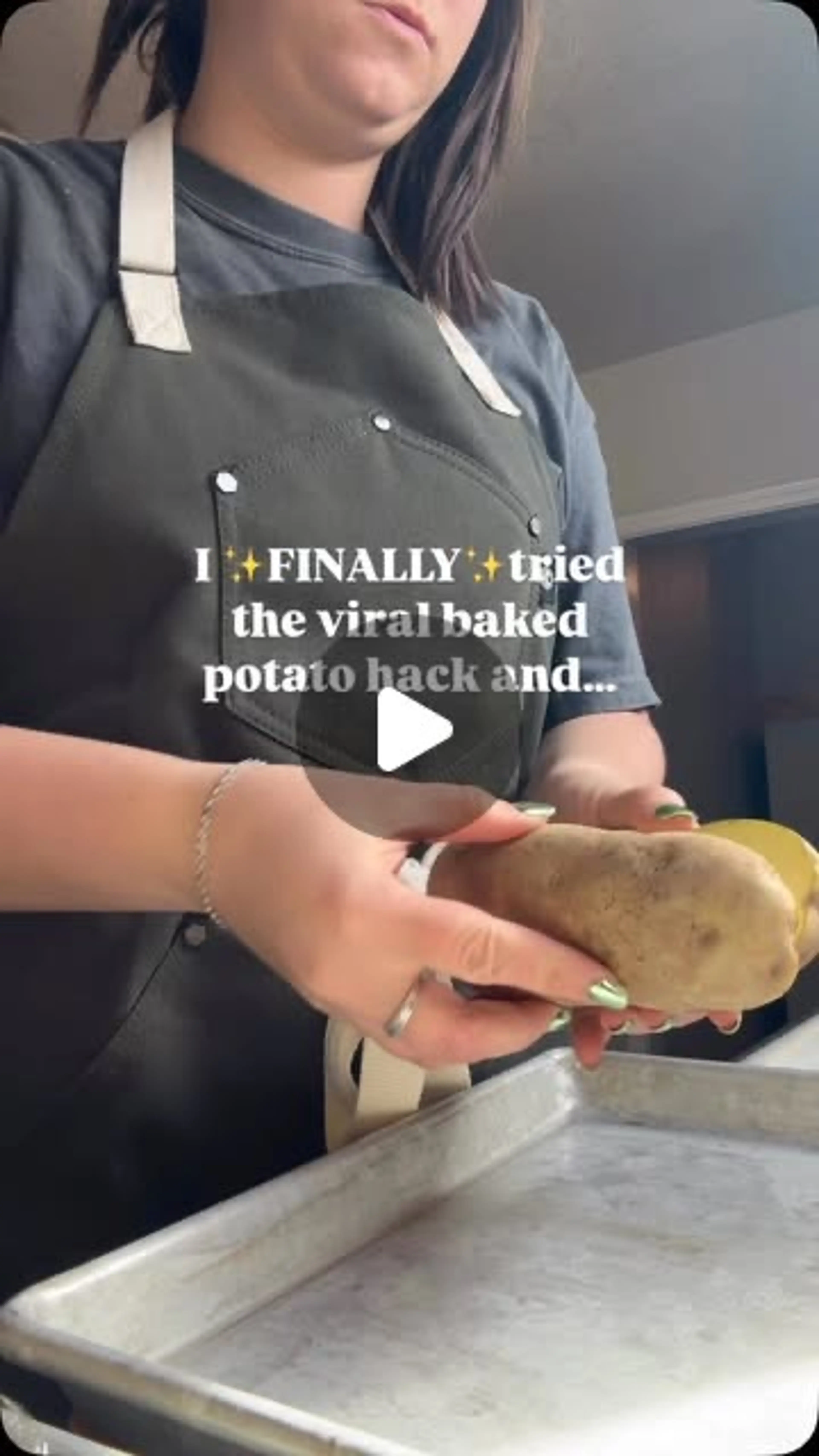 I Tried @kelseynixon Viral “baked” Potato Method and Was Blo