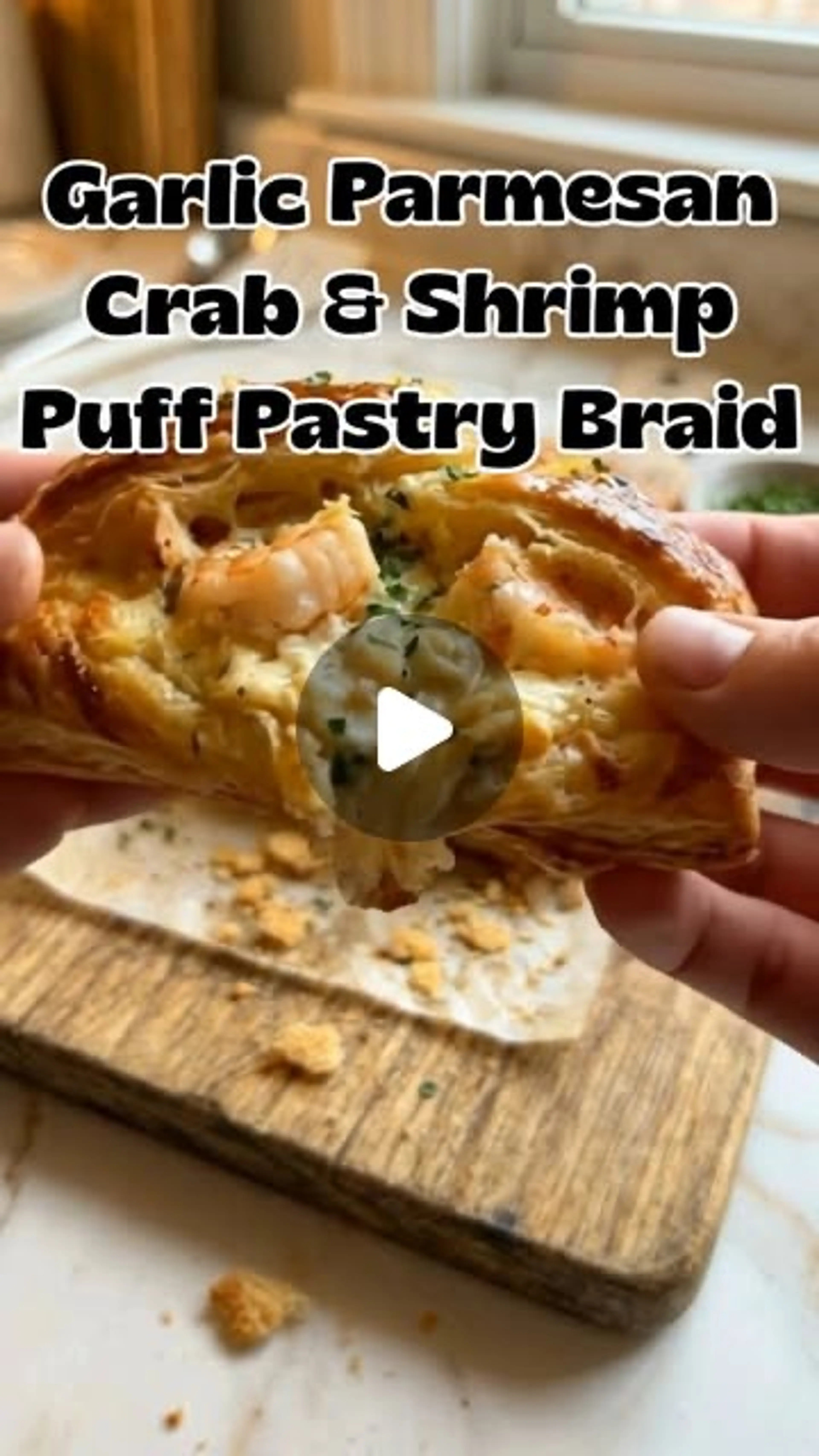 Flaky, Golden Pastry on the Outside… Warm, Creamy Seafood Tu