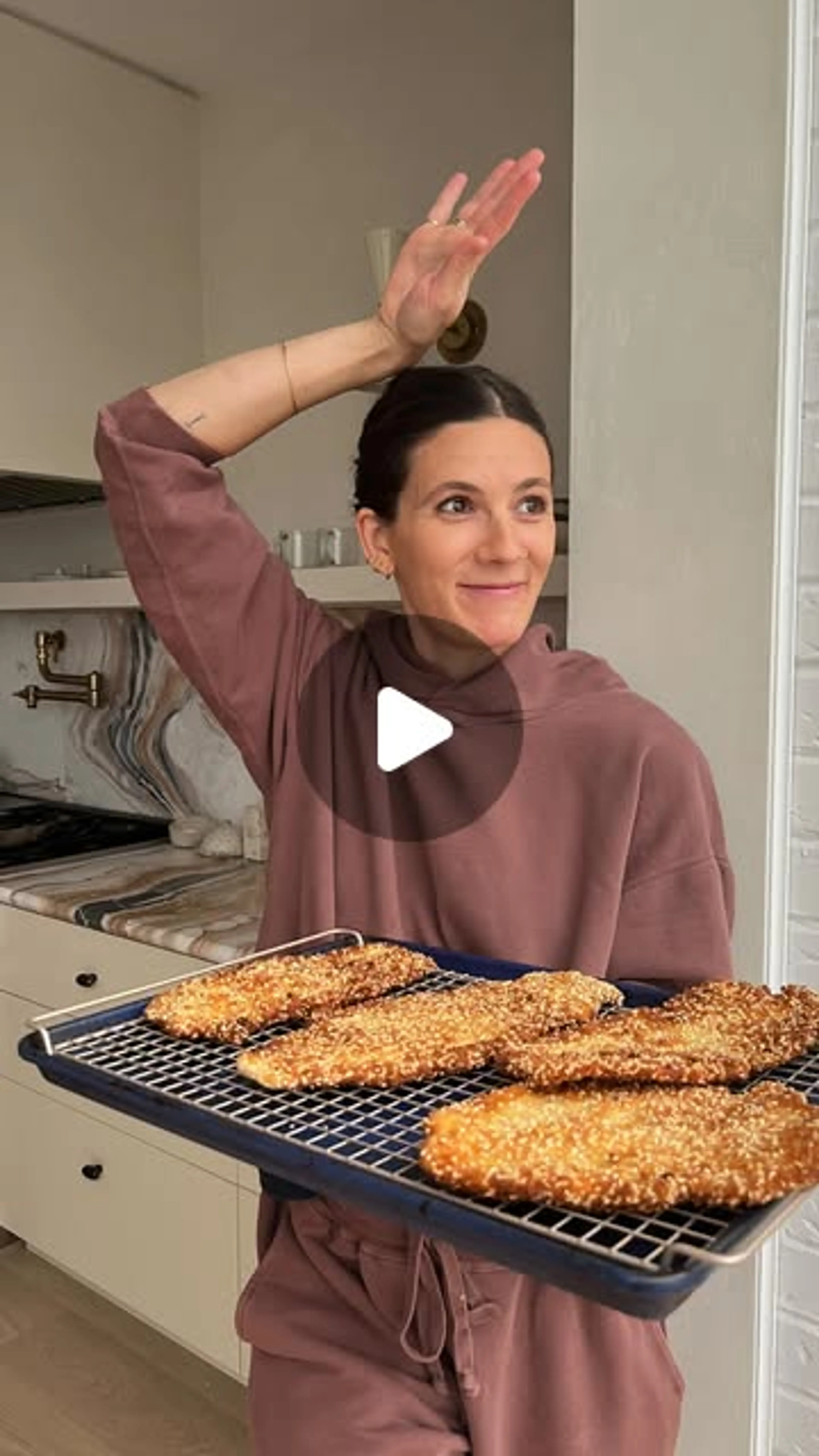 Sesame Schnitzel Sandwich