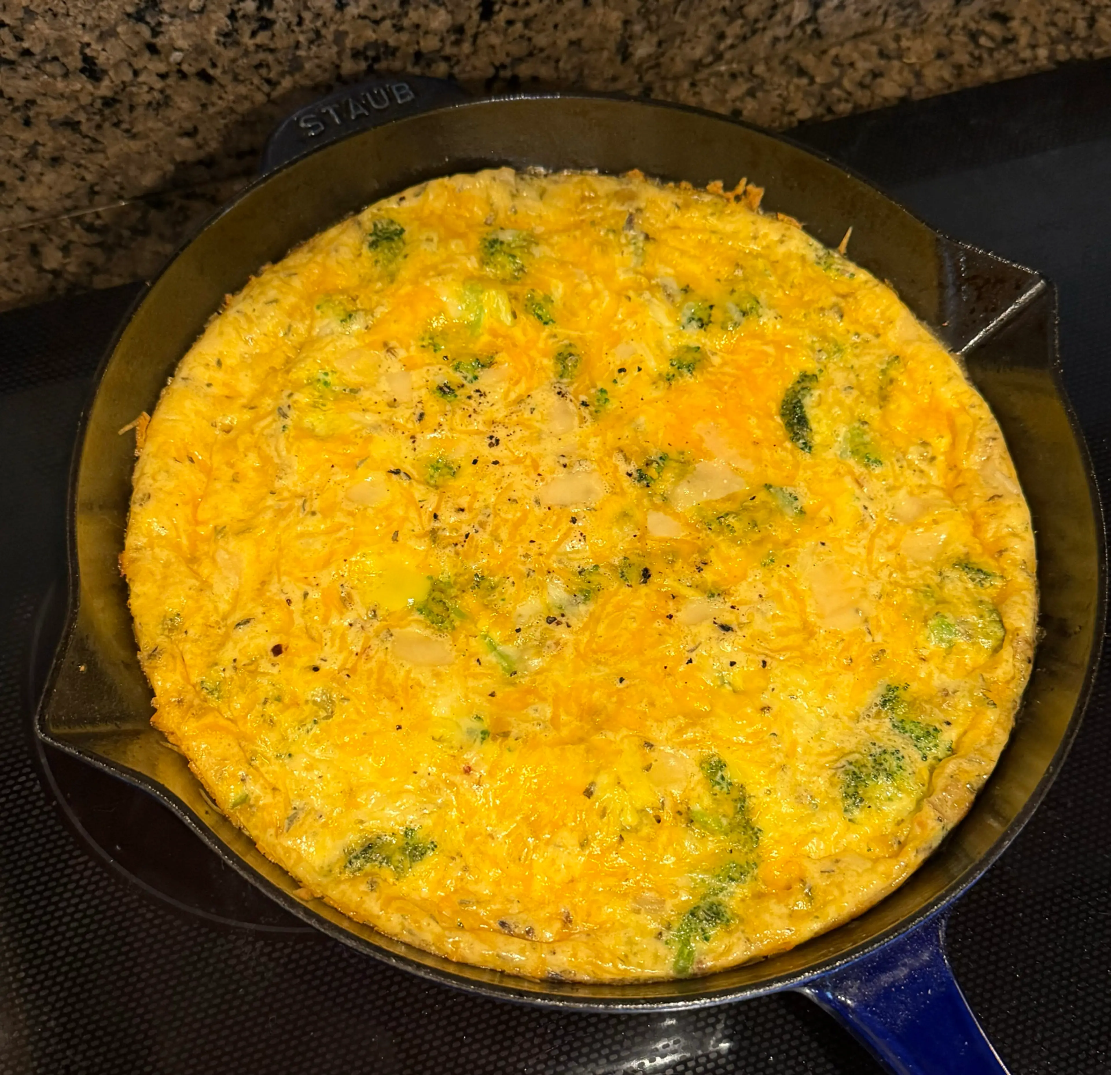 Broccoli Cheese Frittata