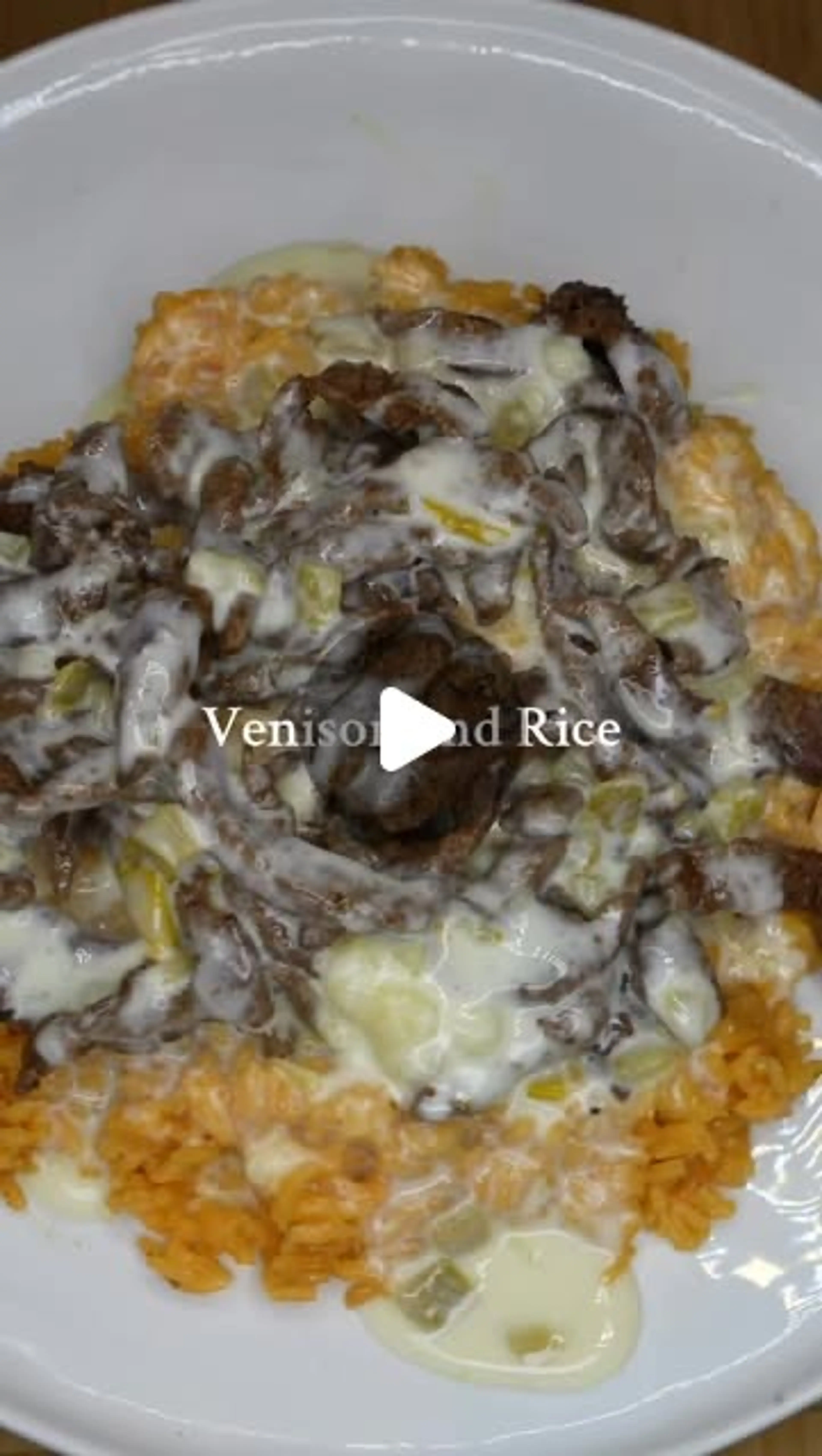 Venison & Rice with Queso
