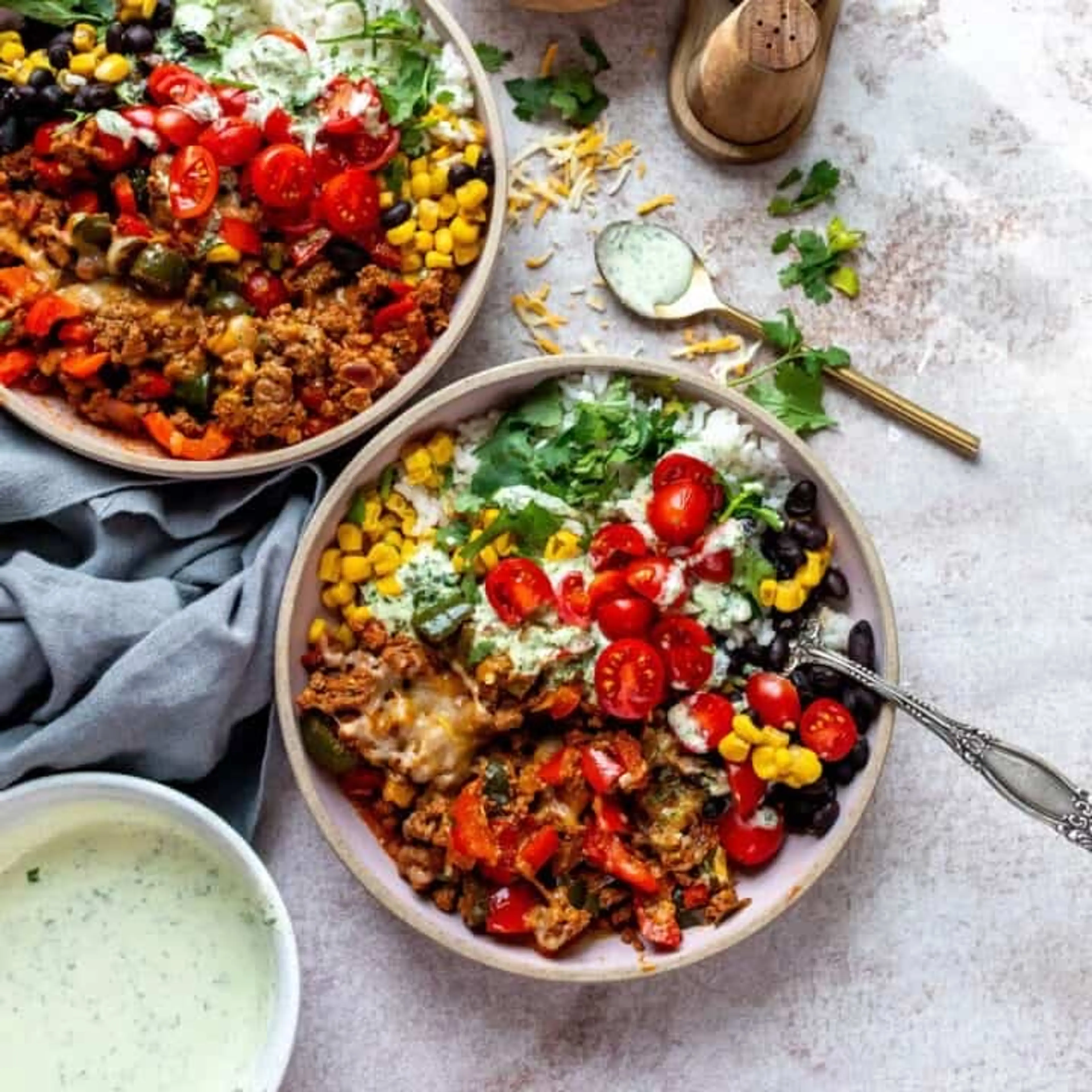 Beef Burrito Bowls