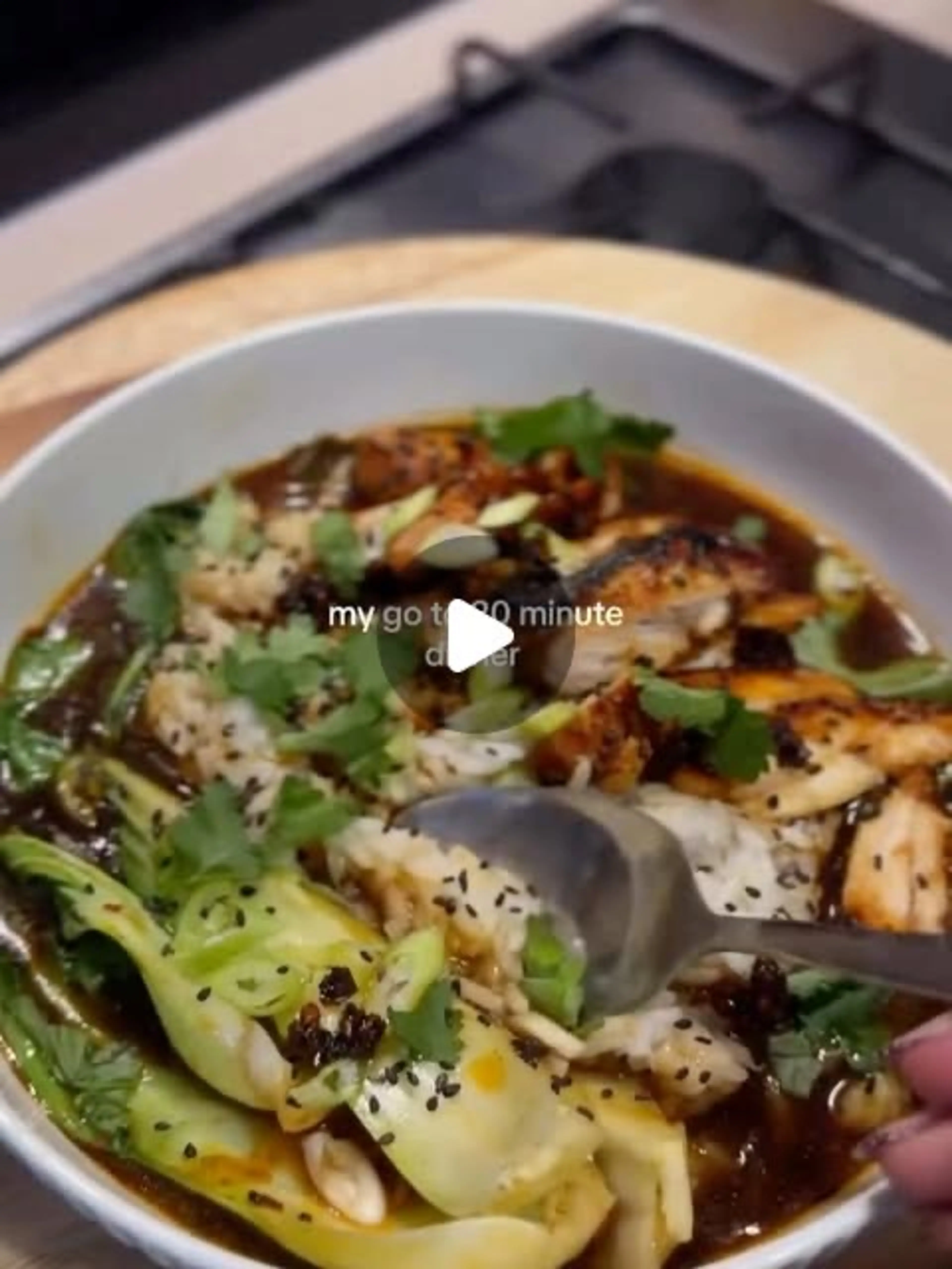 Sticky Gochujang Chicken & Brothy Rice