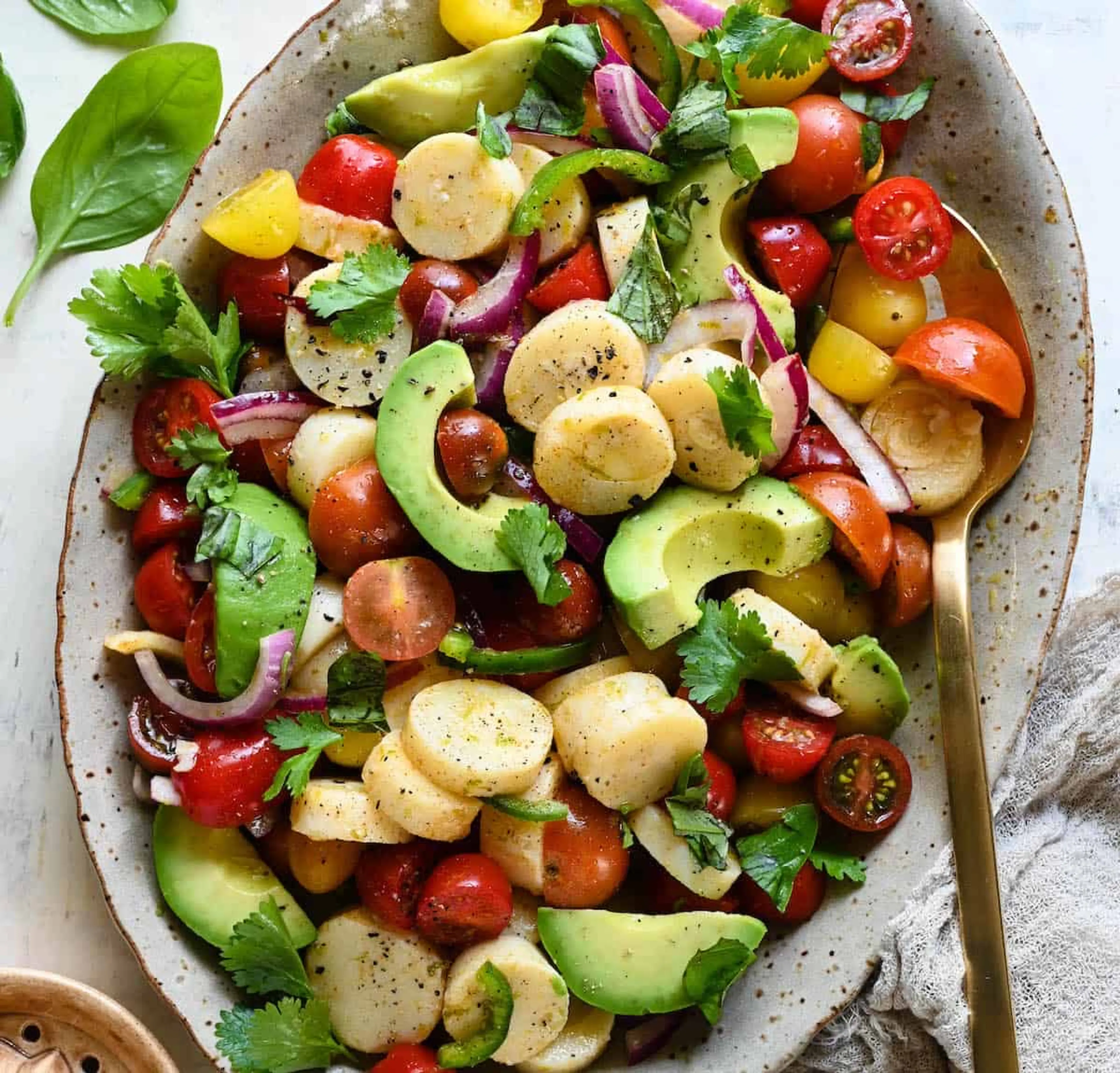 Hearts of Palm Avocado Salad