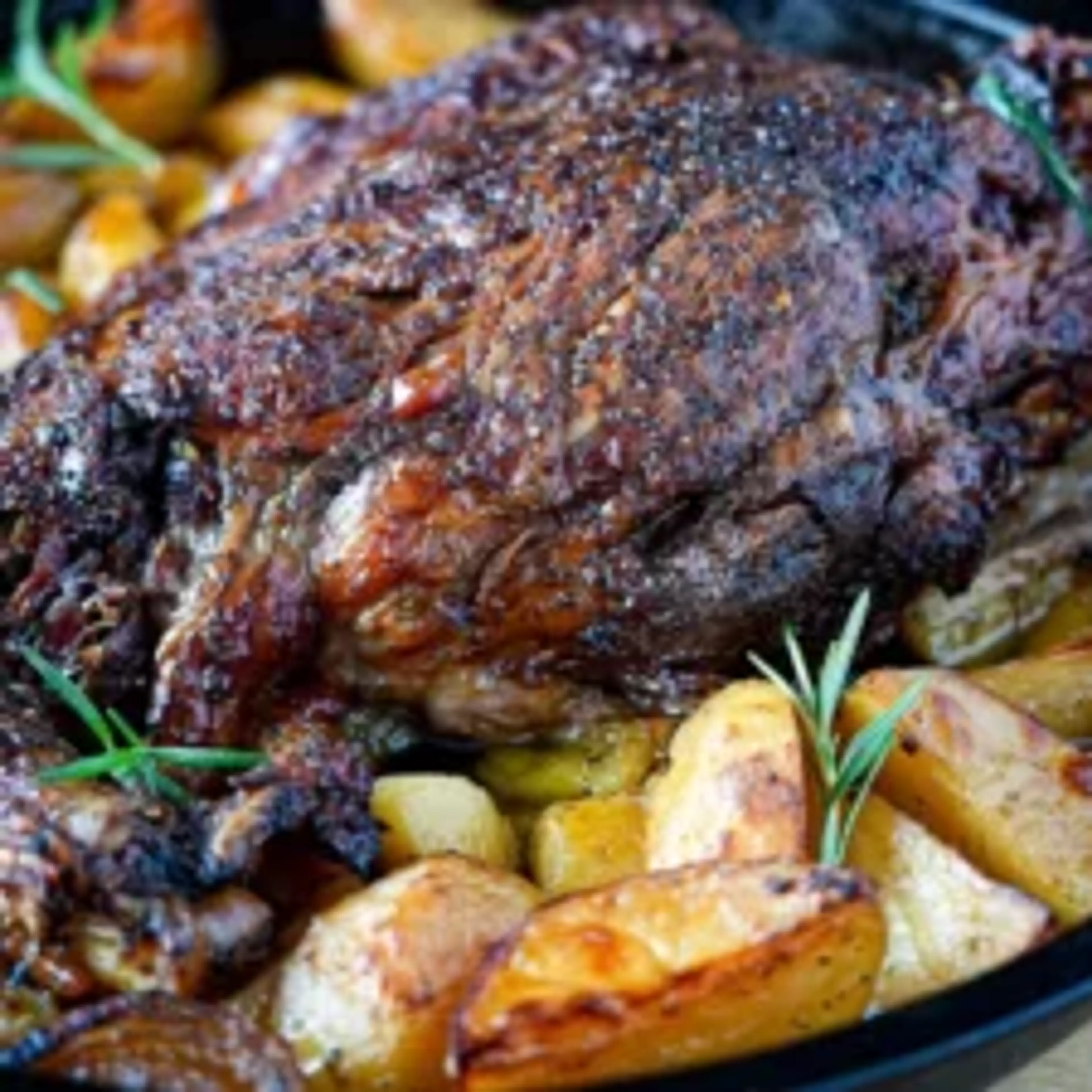 Rosemary and Garlic Lamb Leg
