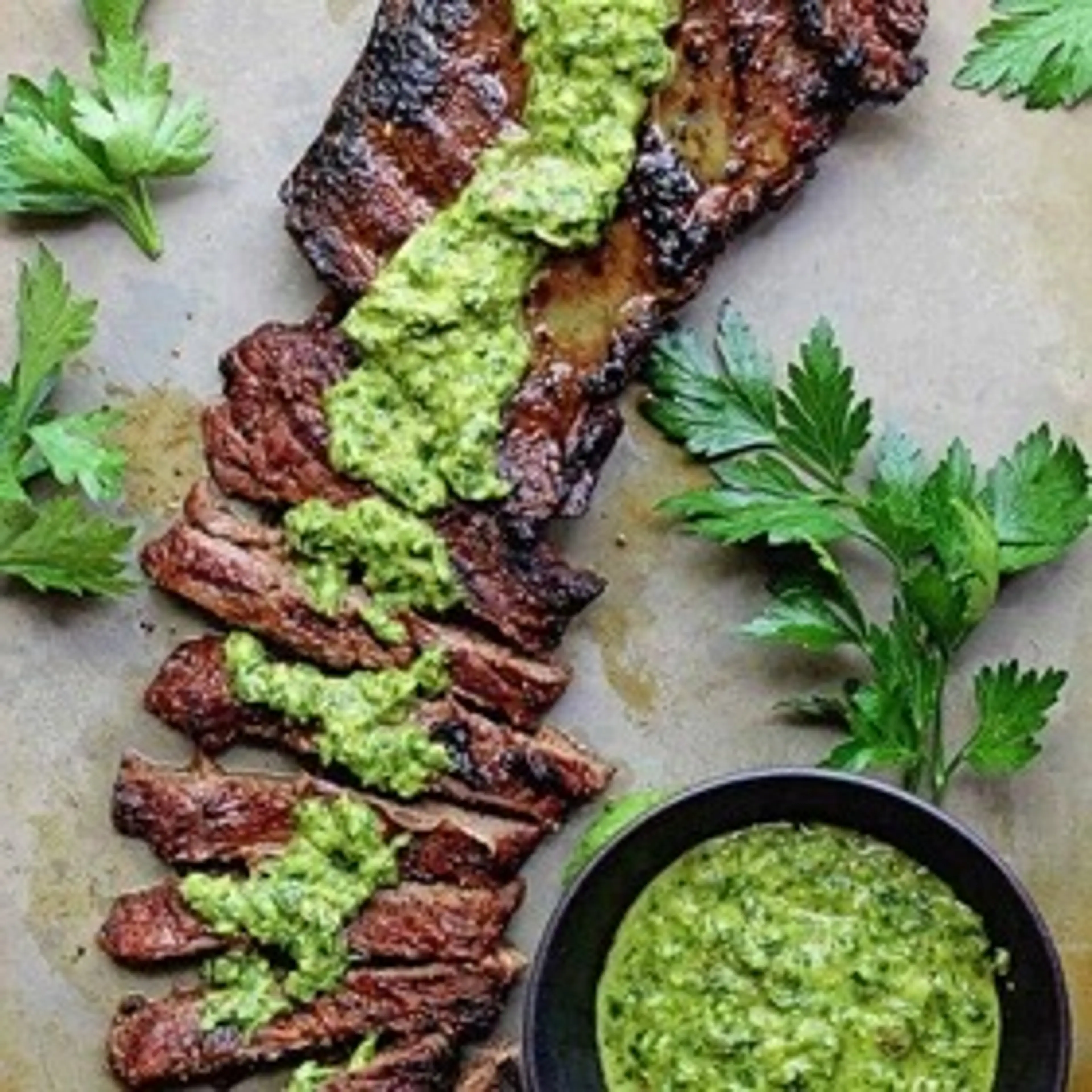 Skirt Steak Marinade with Chimichurri