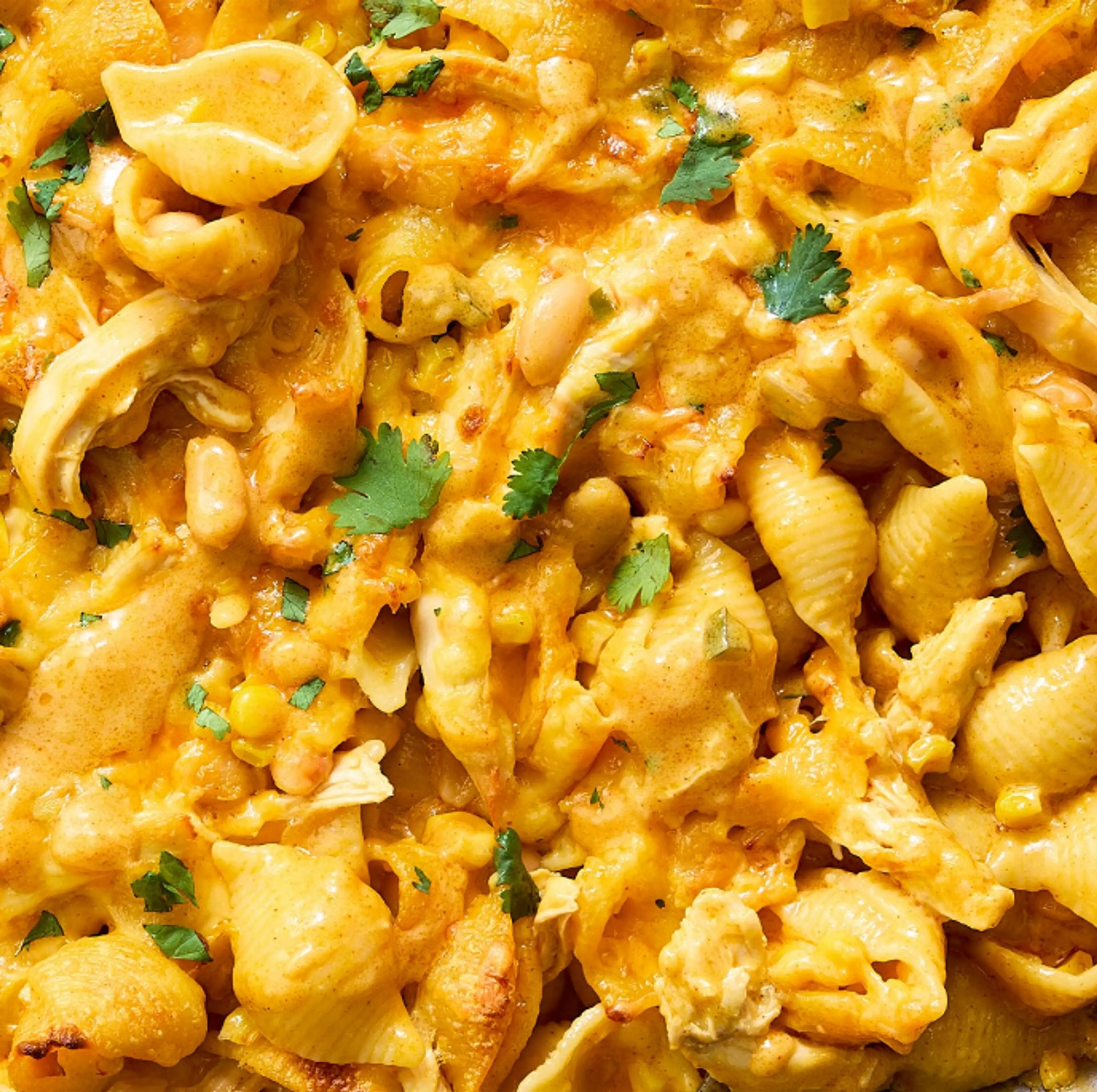 White Chicken Chili Mac Skillet