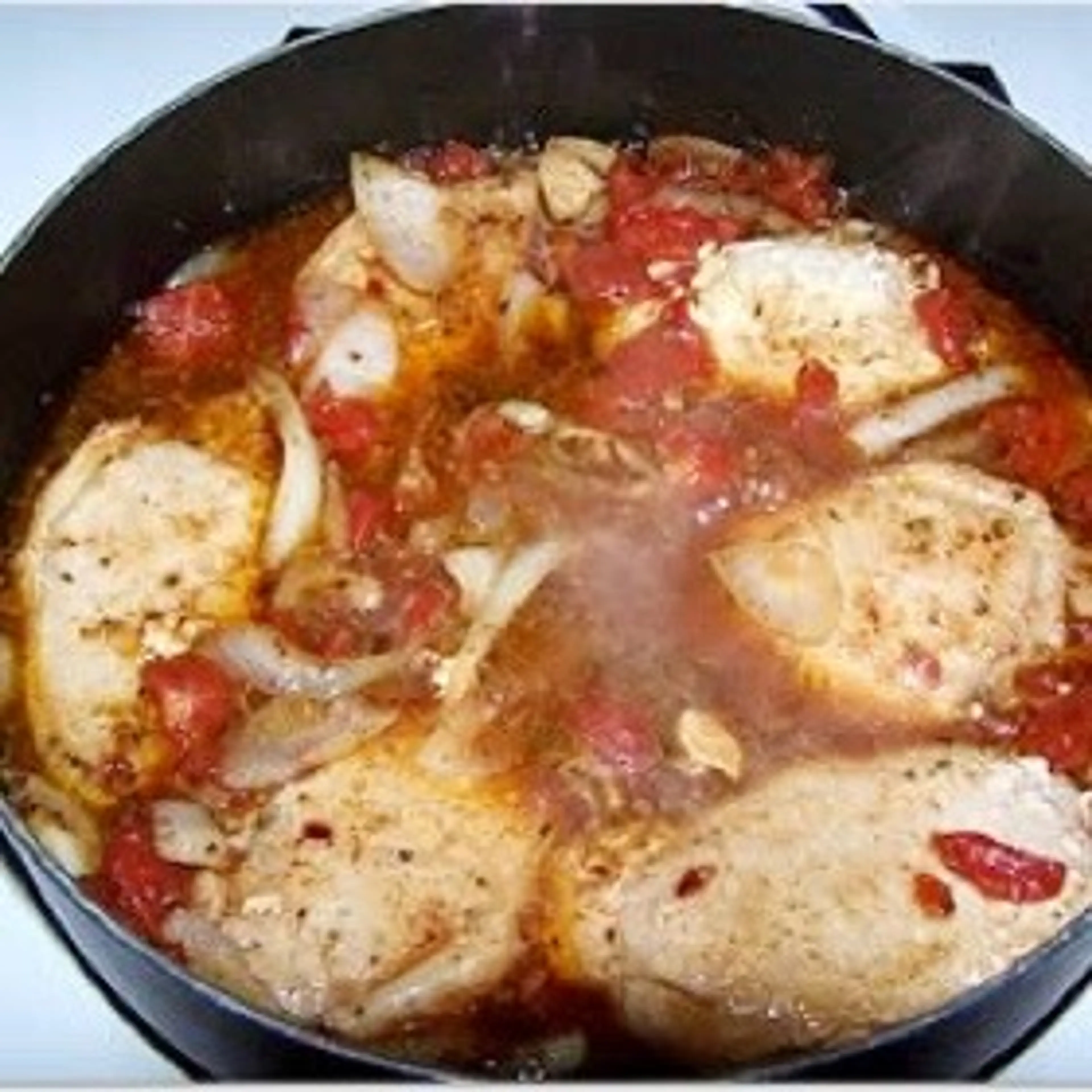 Tomato Pork Loin Chops