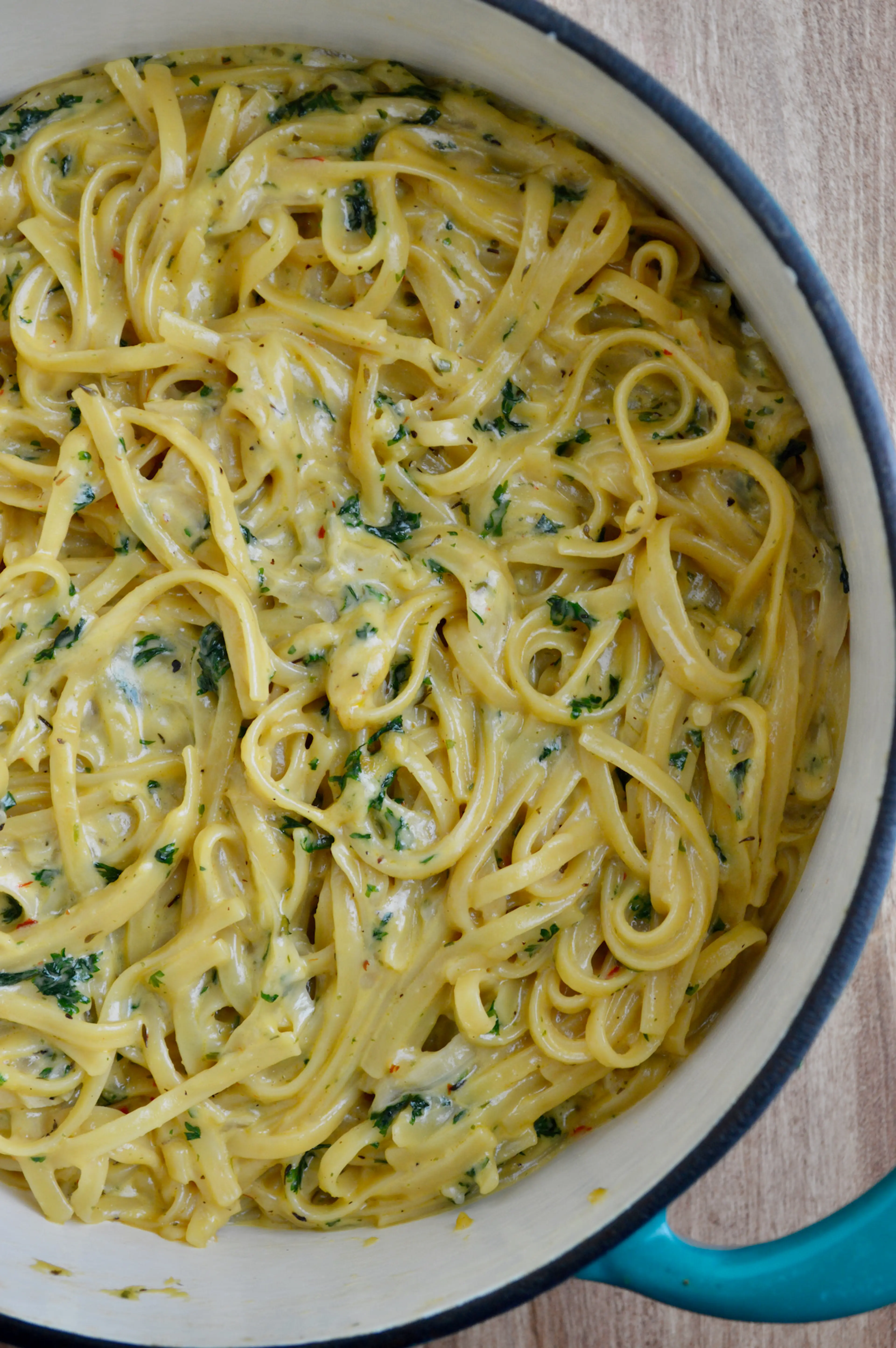 One Pot French Onion Linguine
