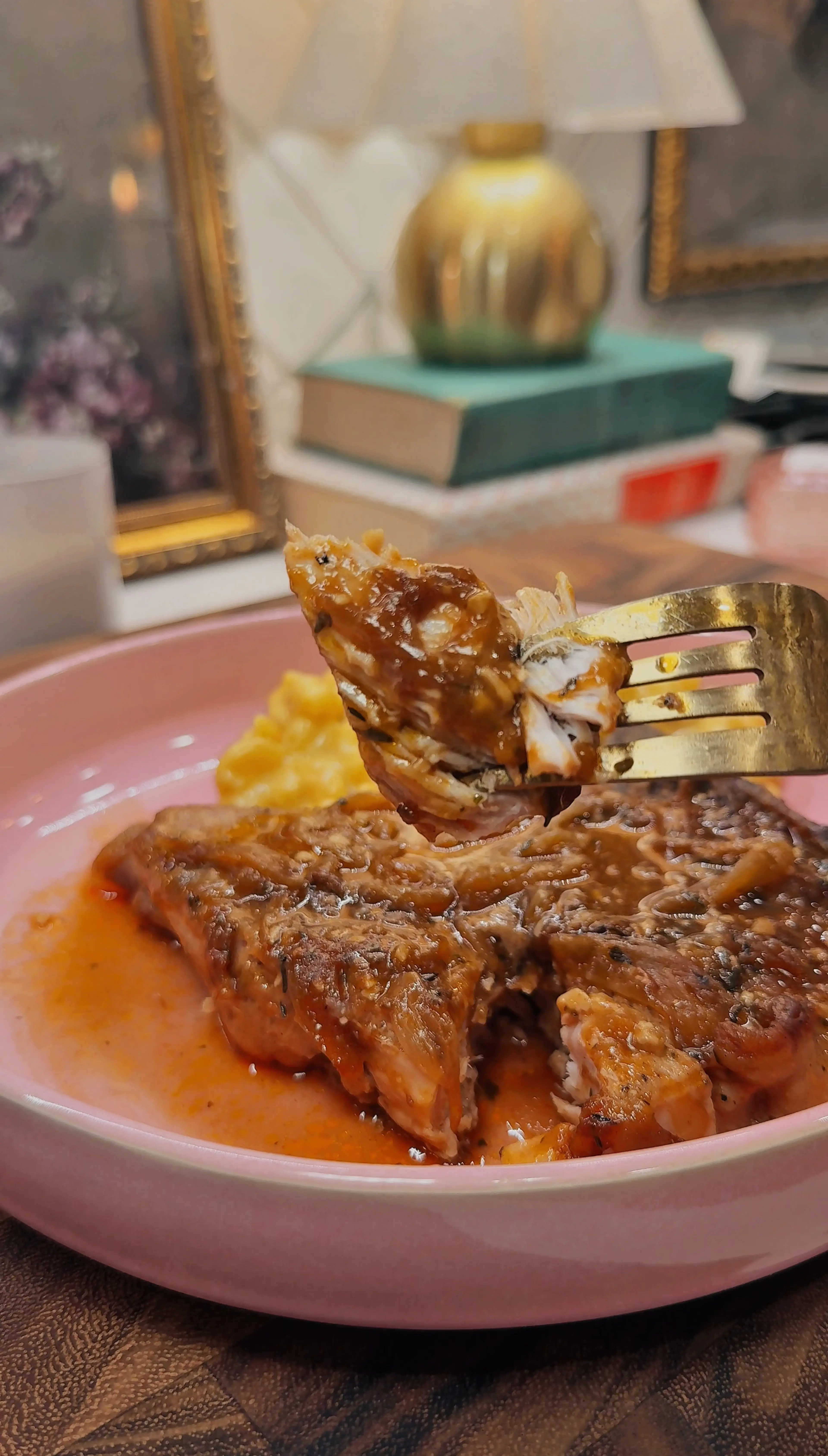 Slow Cooker Smothered Pork Chops