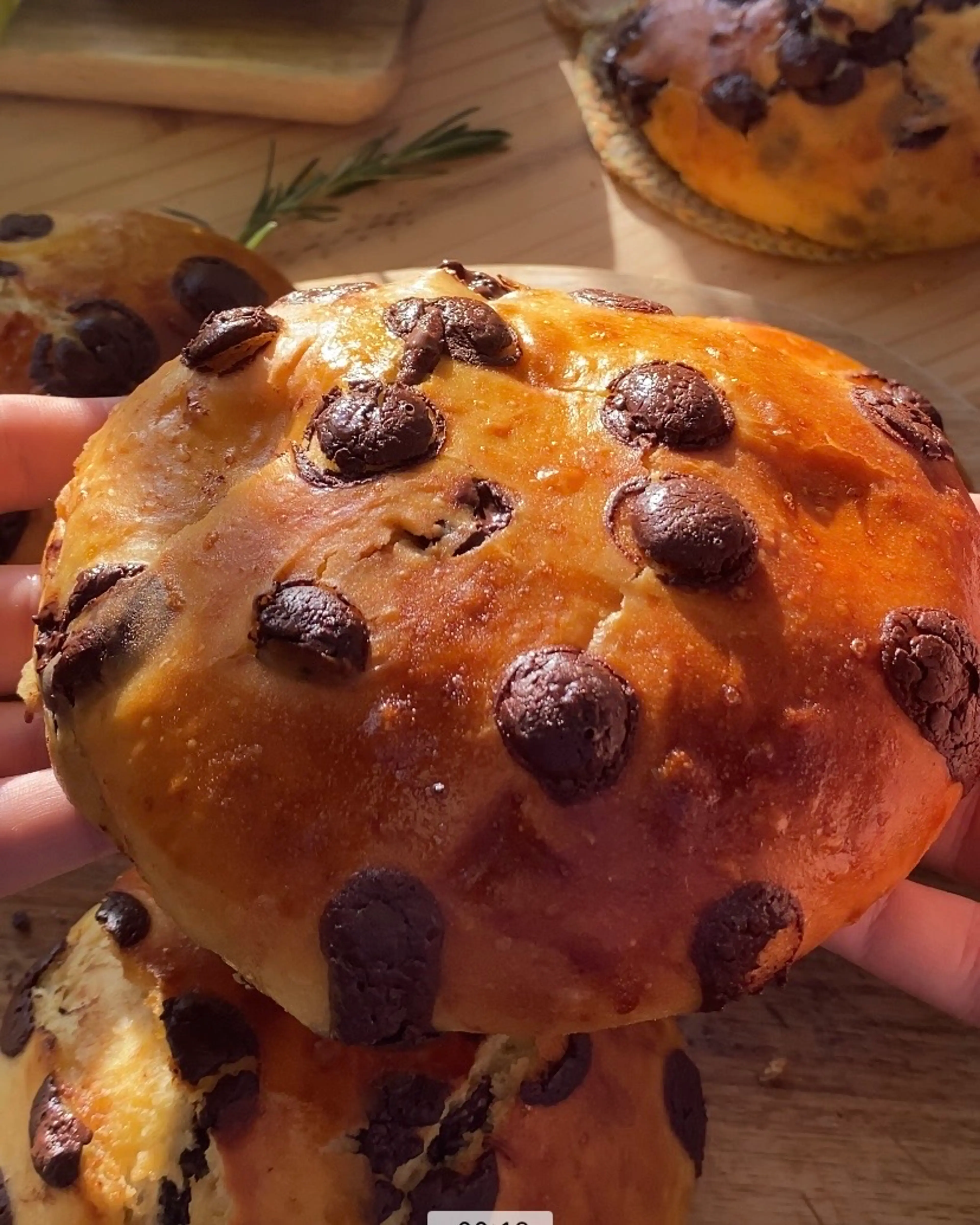 The best choco chips and Nutella Filled sweet buns