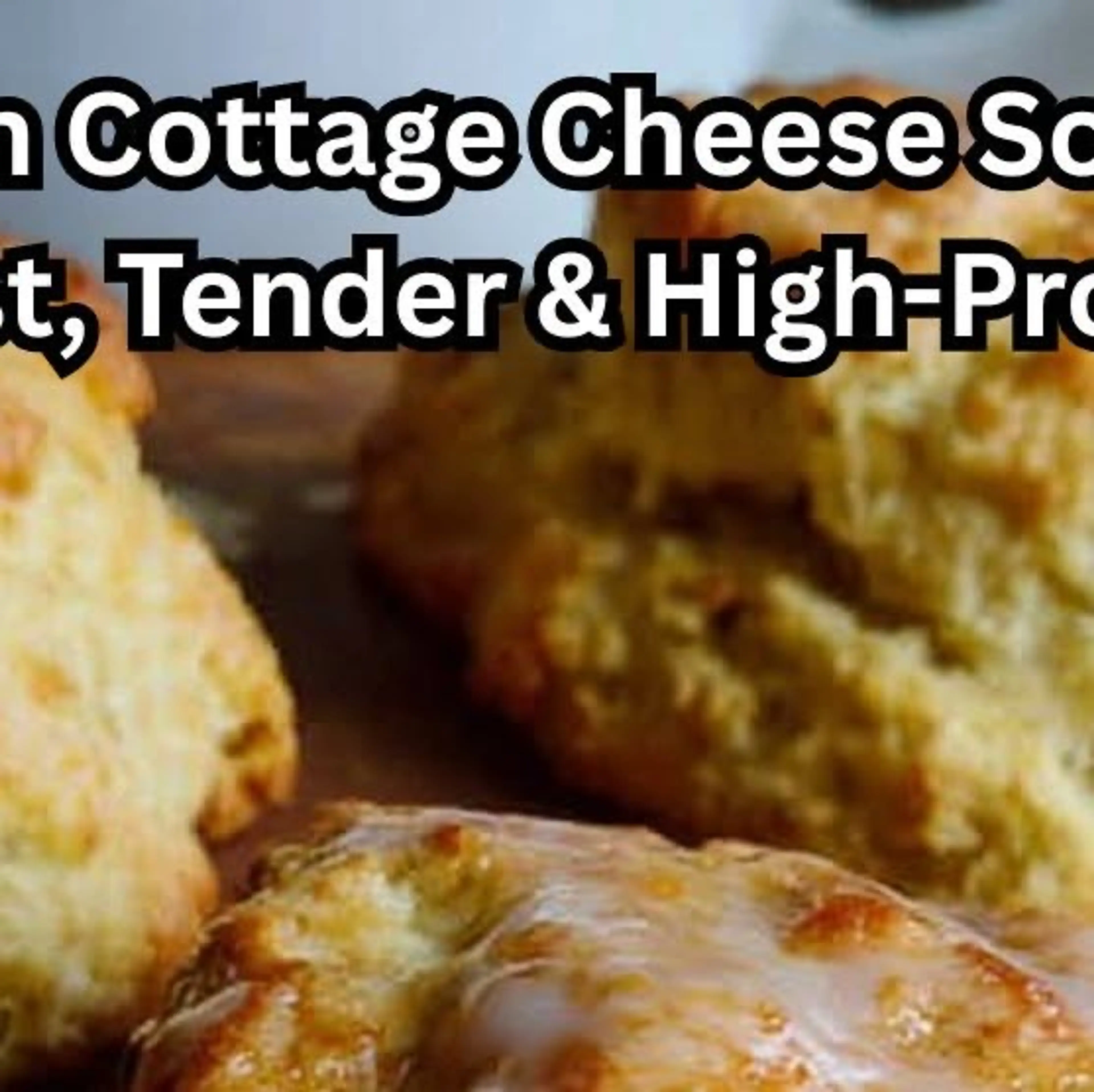 Lemon Cottage Cheese Scones