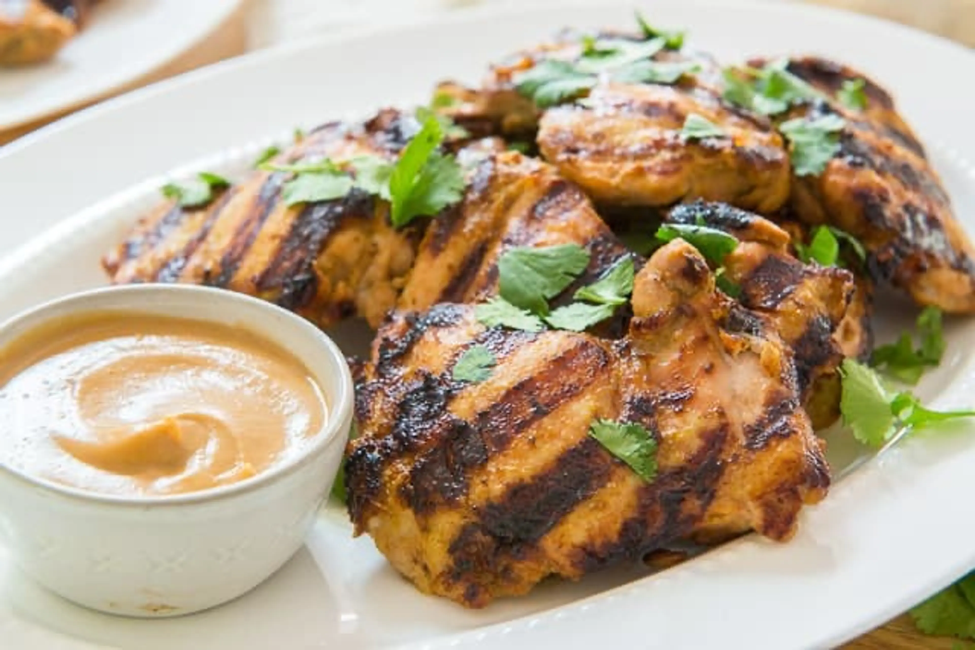 Chicken Satay with Peanut Sauce