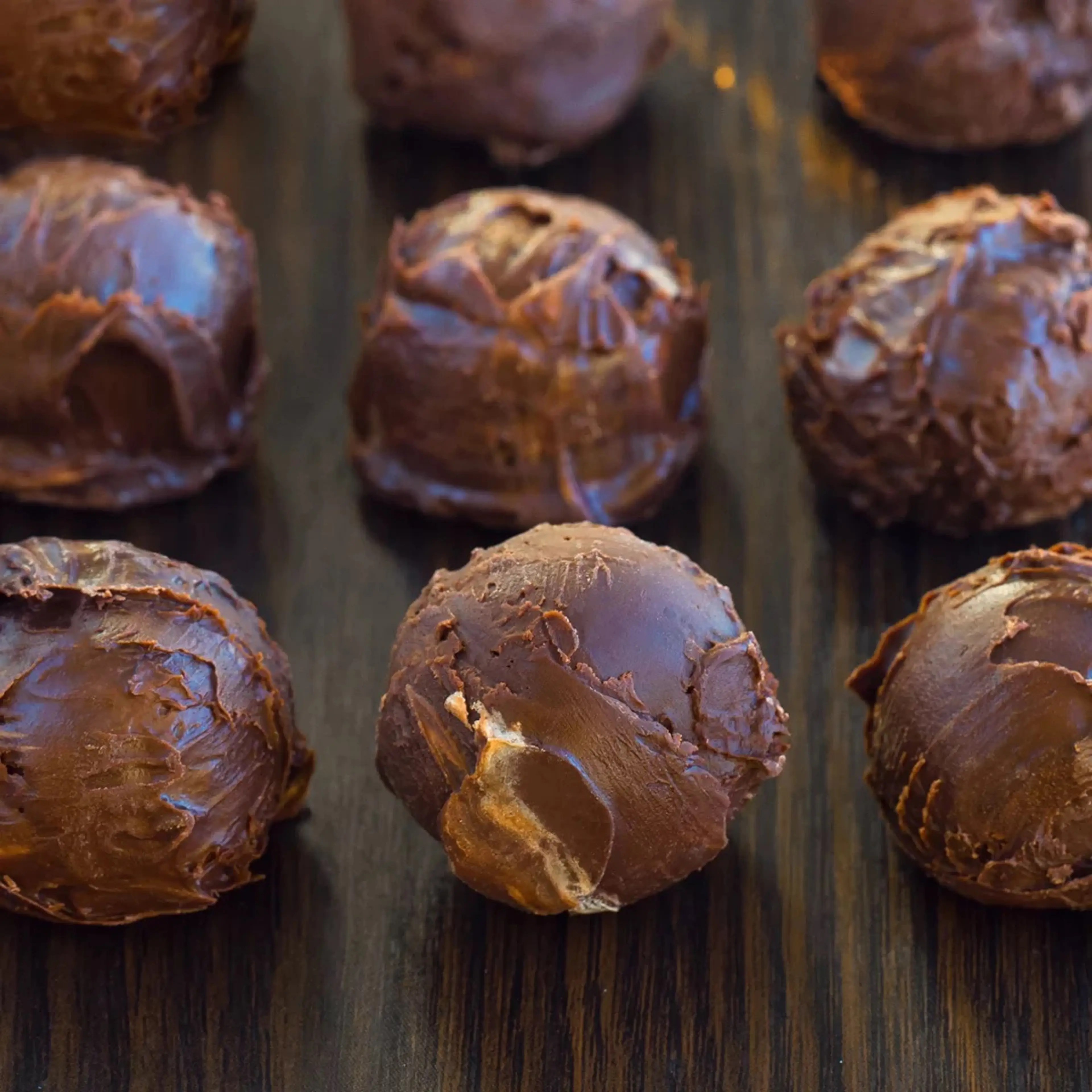 No Bake Brownie Bites