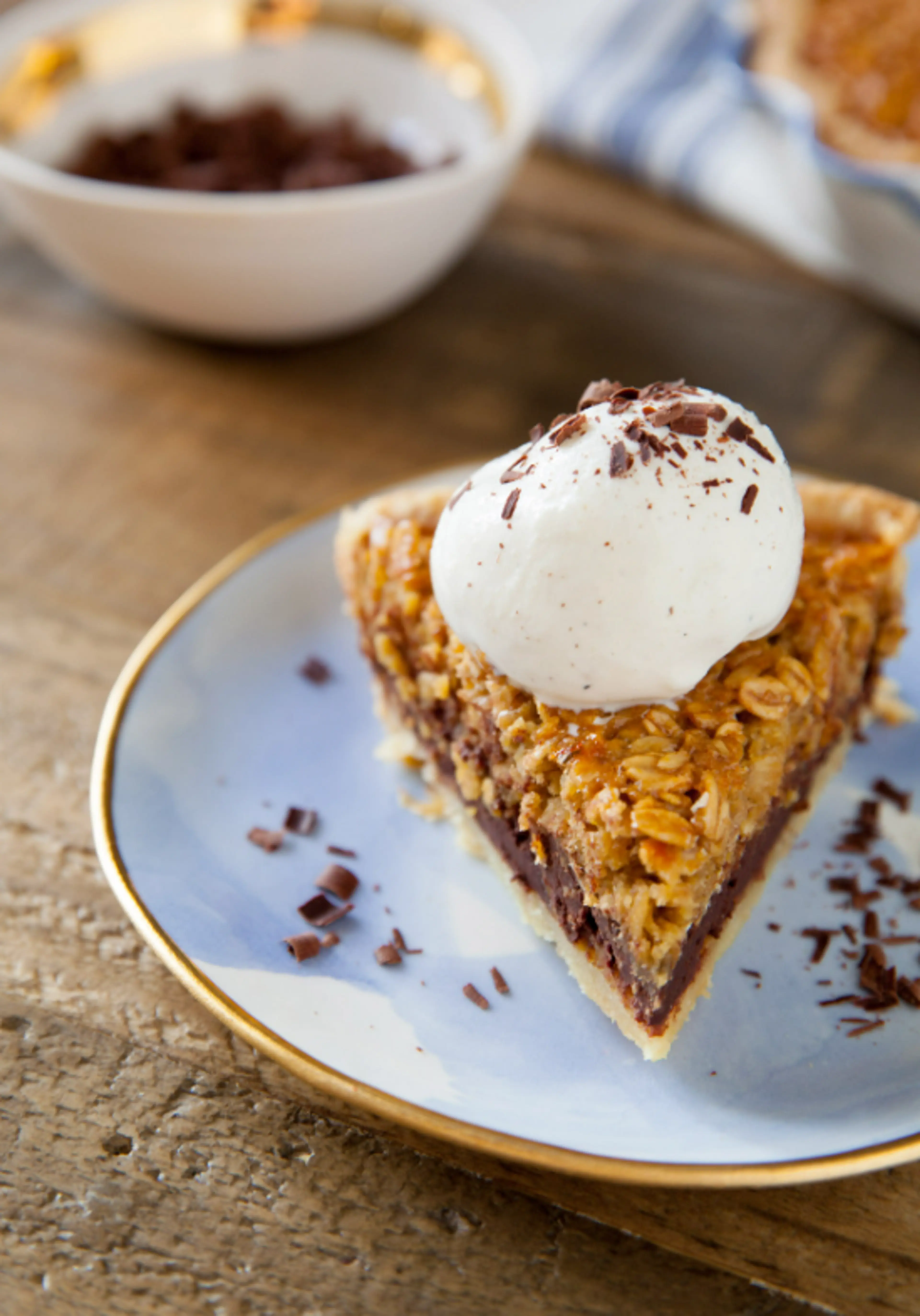 Black Bottom Oatmeal Pie