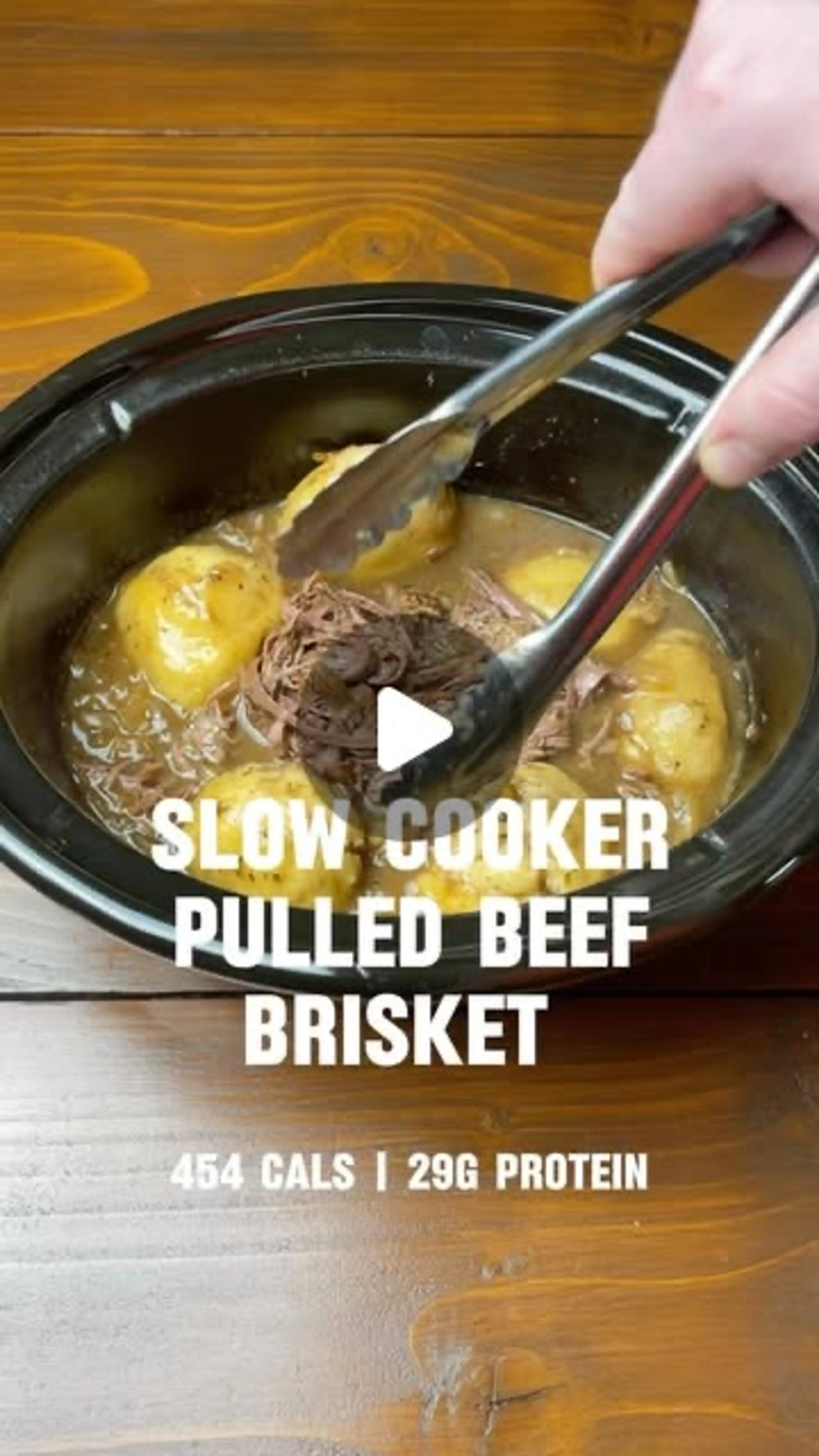 Slowcooker Pulled Beef Brisket