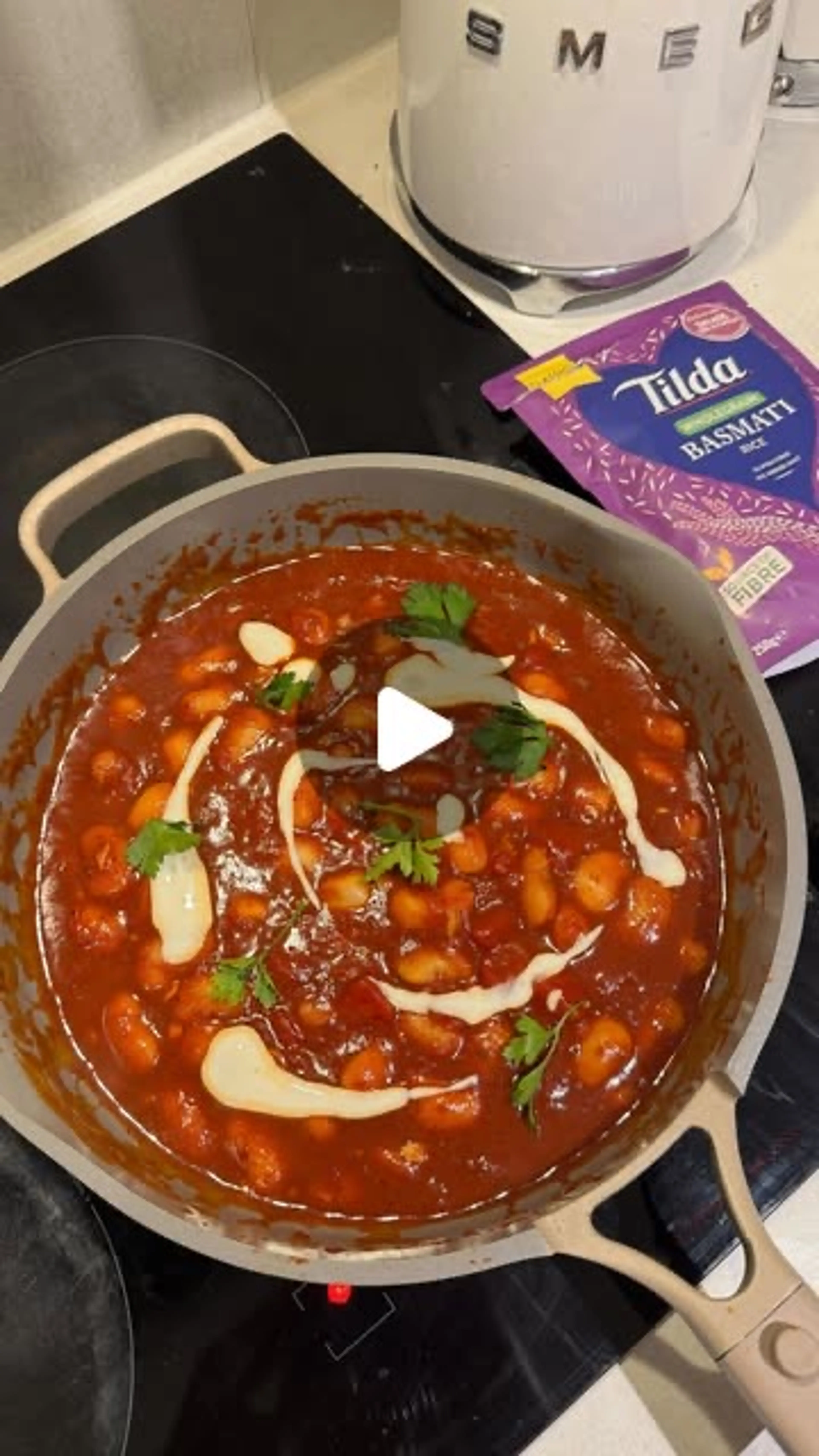 Harissa Butter Beans (can Use Tofu)