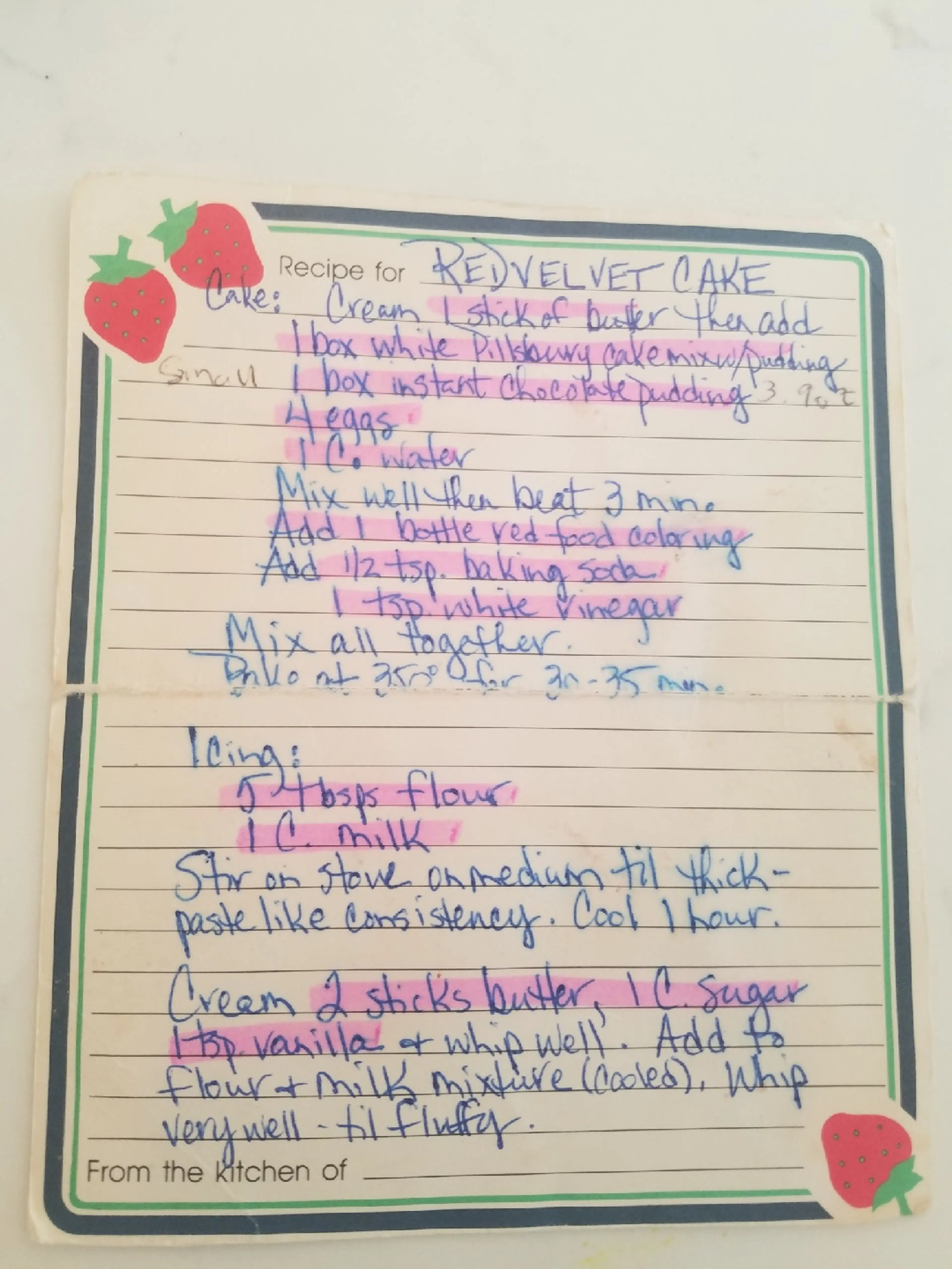 Red Velvet Cake (Jenny Dickerson)