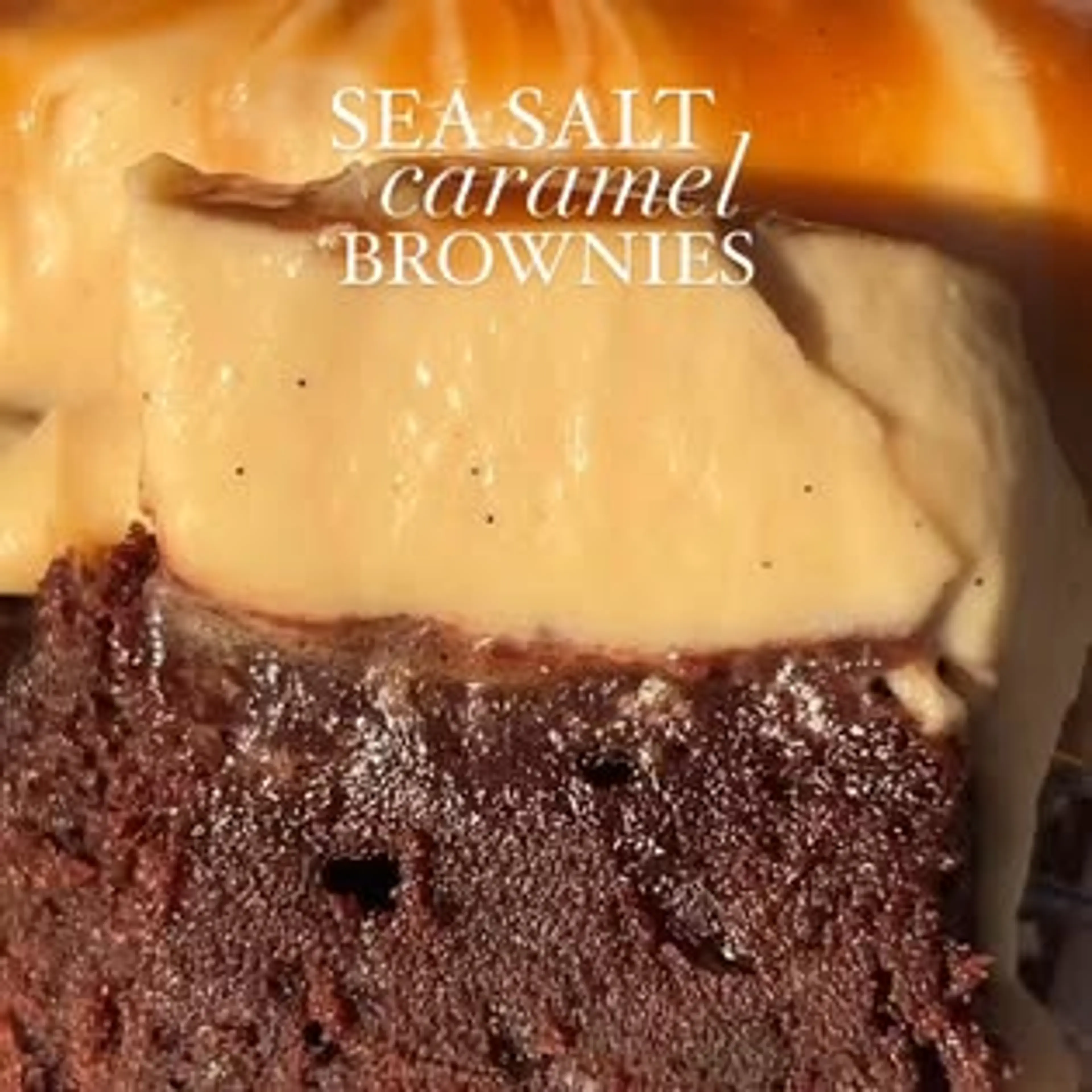 Sea Salt Caramel Brownies