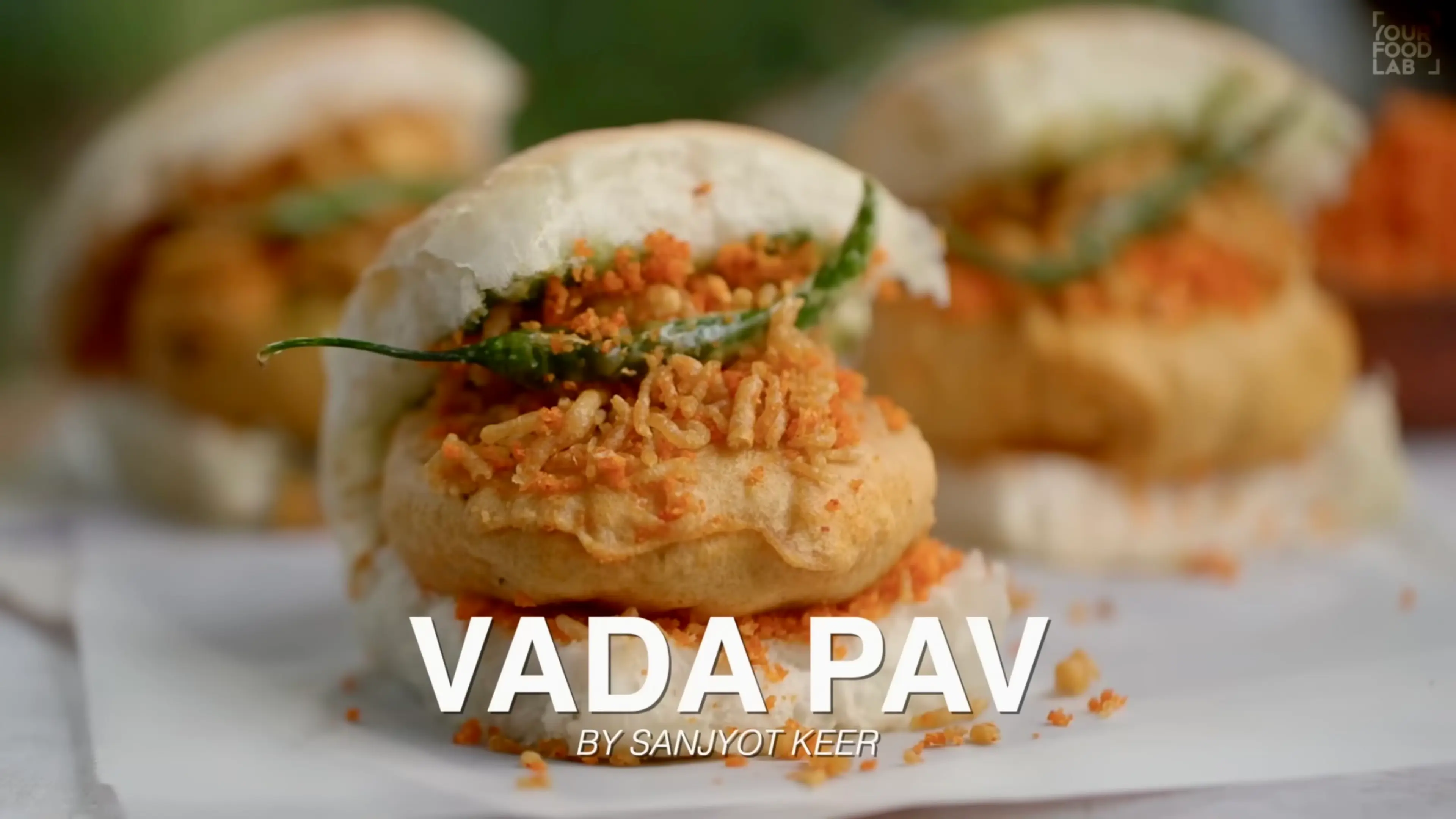Vada Pav (potato fritters)