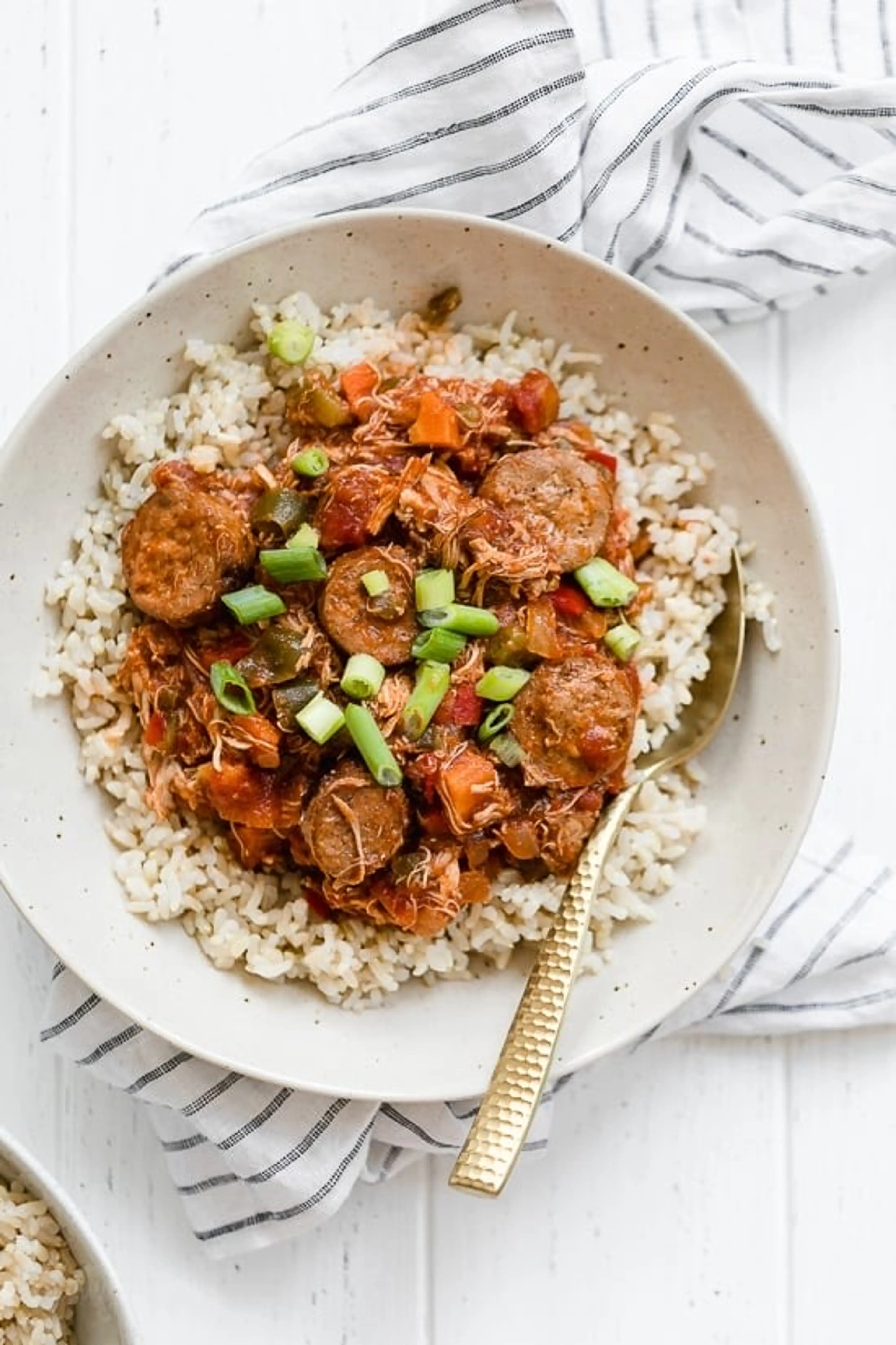 Slow Cooker Chicken and Sausage Creole