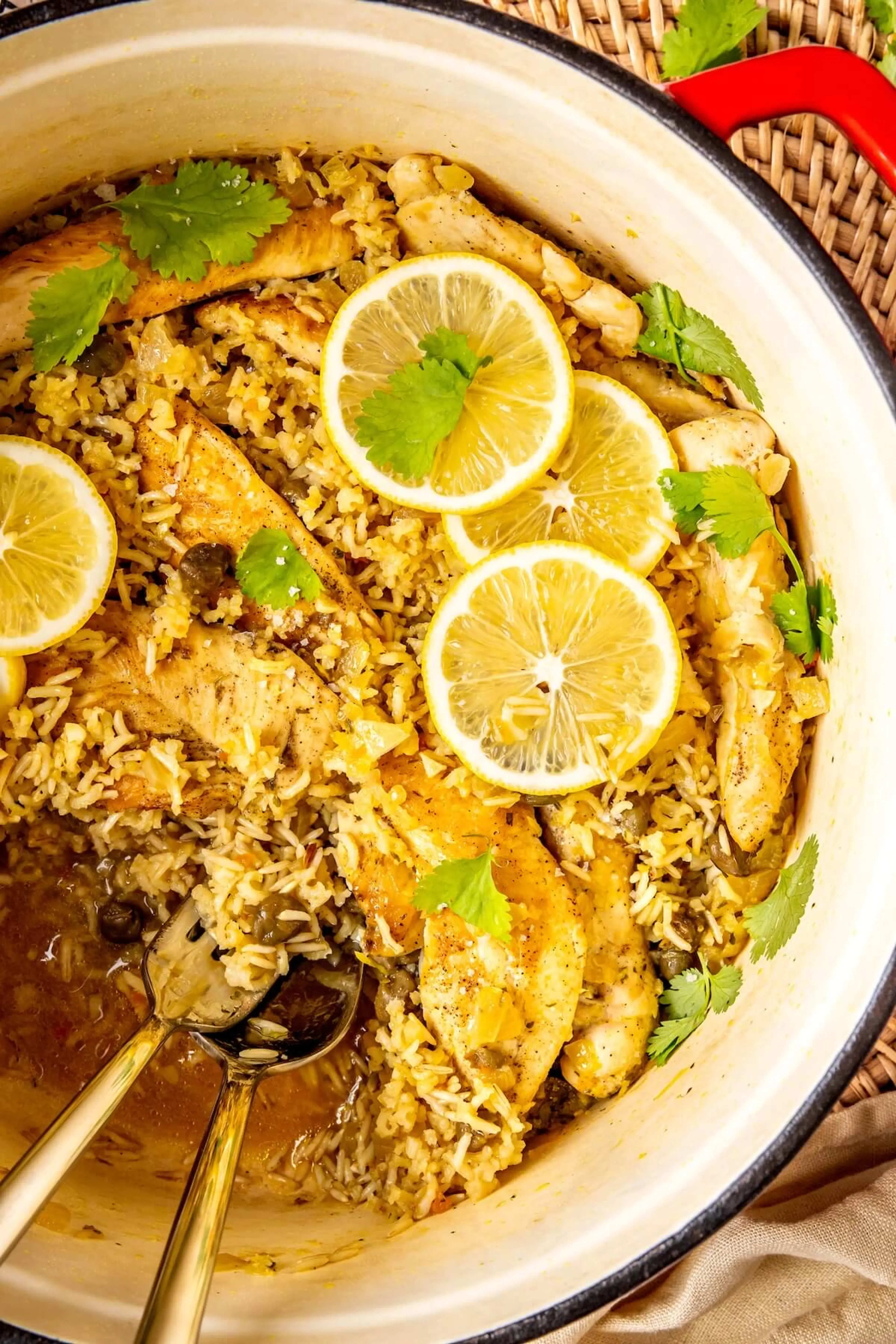 ONE POT CHICKEN PICCATA AND RICE