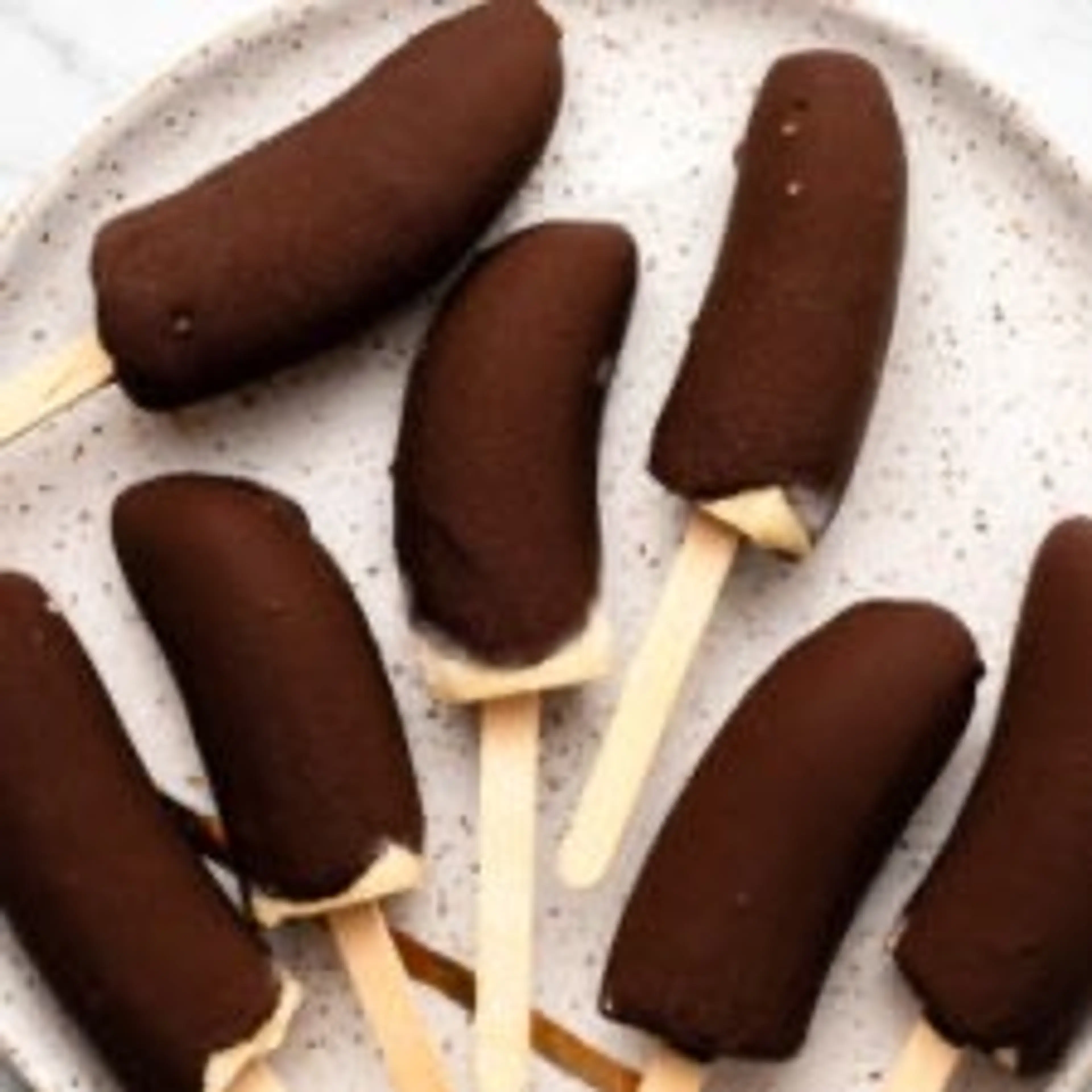 Chocolate Covered Banana Pops