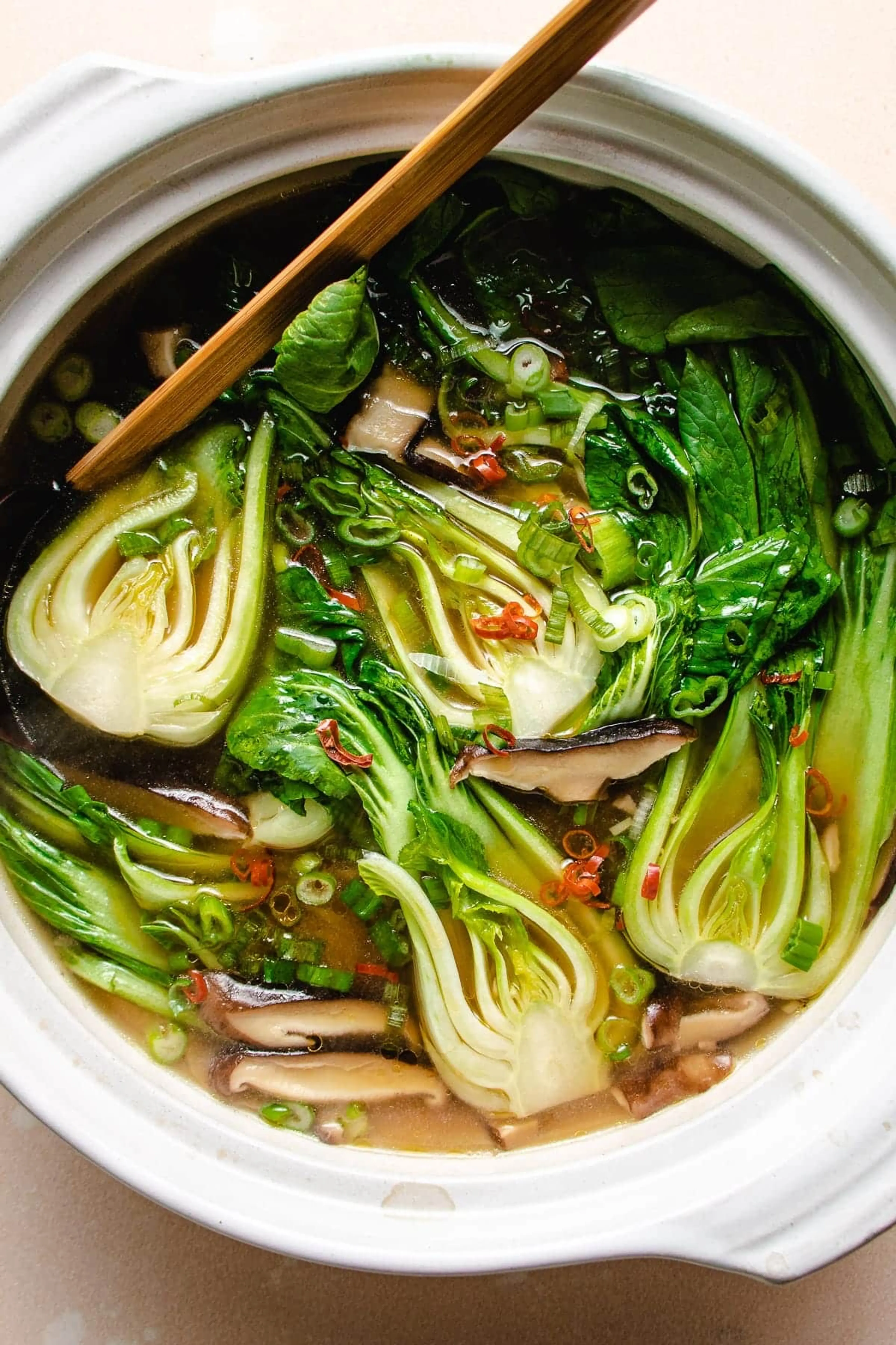 Bok choy soup recipe (上海青菜湯)