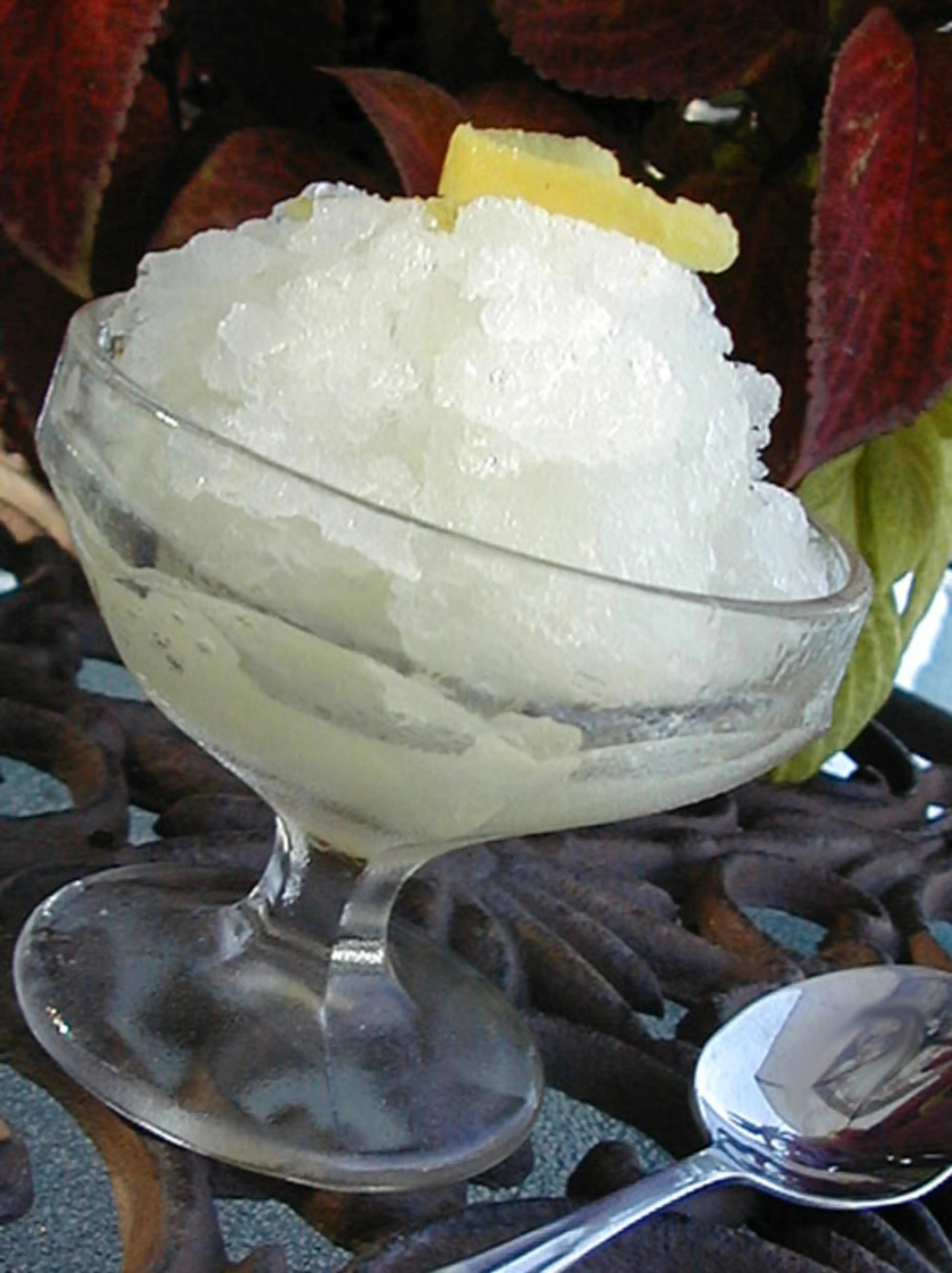 Italian Lemon Ice (Granita)