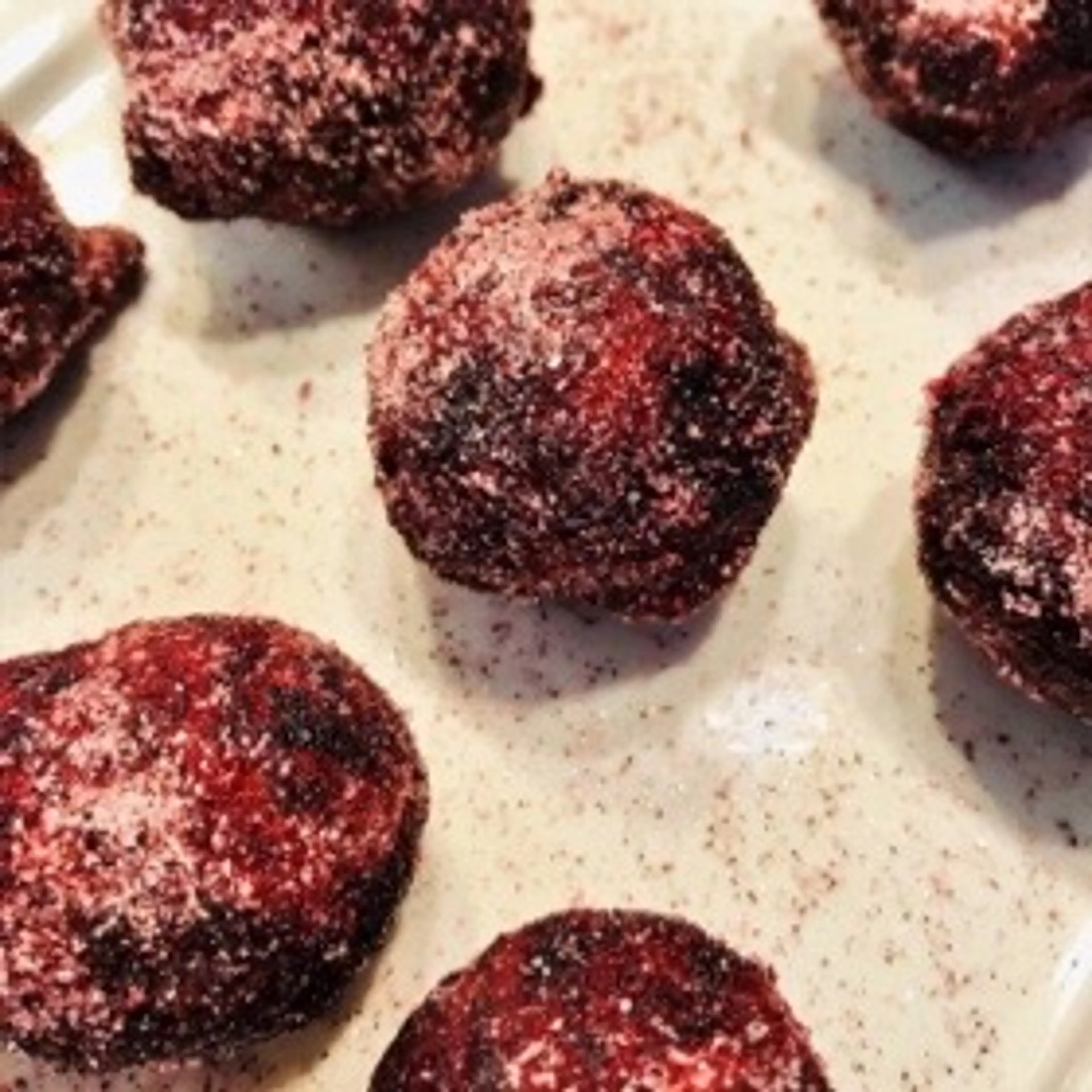 Farimassa au Bissap (beignets enrobés de bissap)