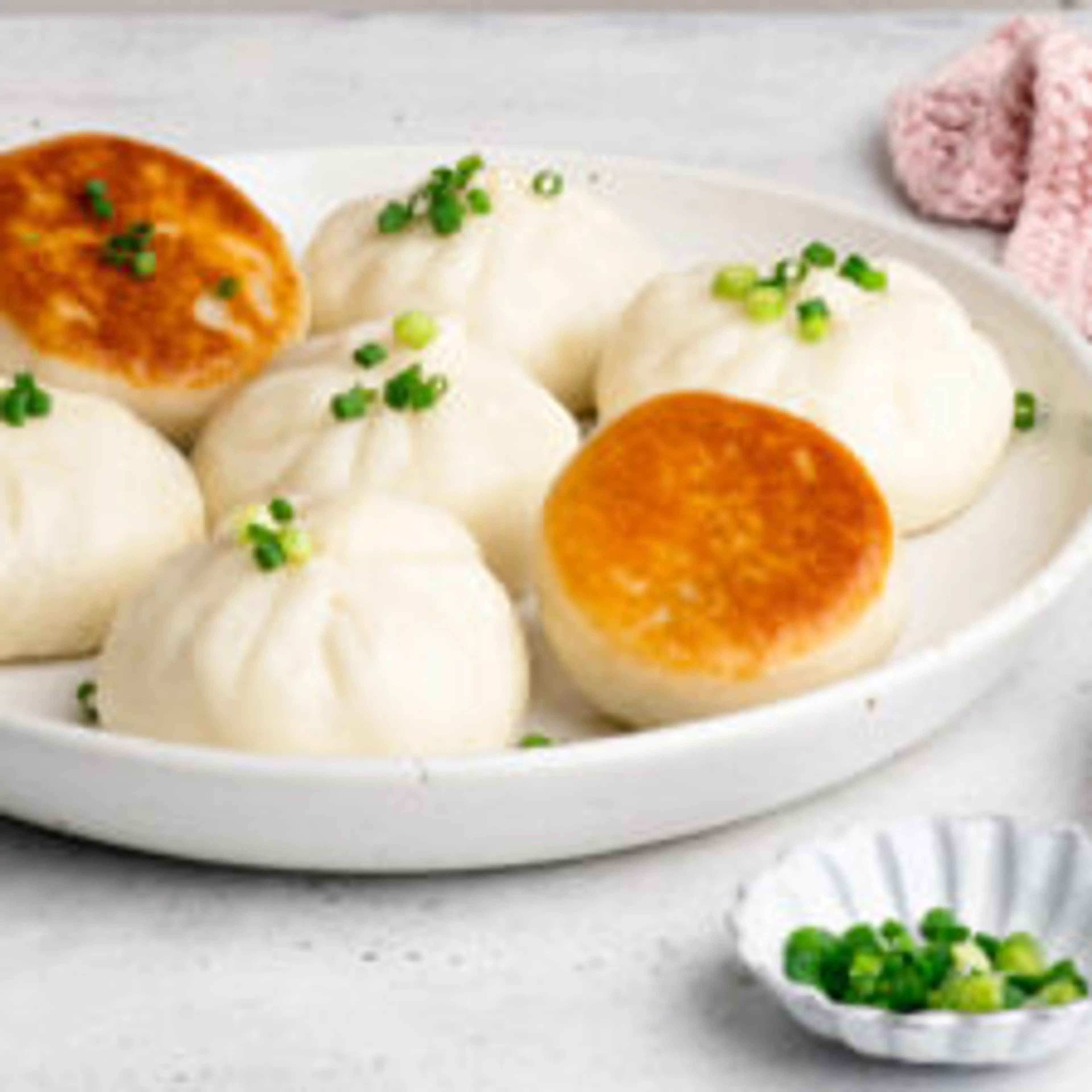 Crispy Pan-Fried Pork Buns