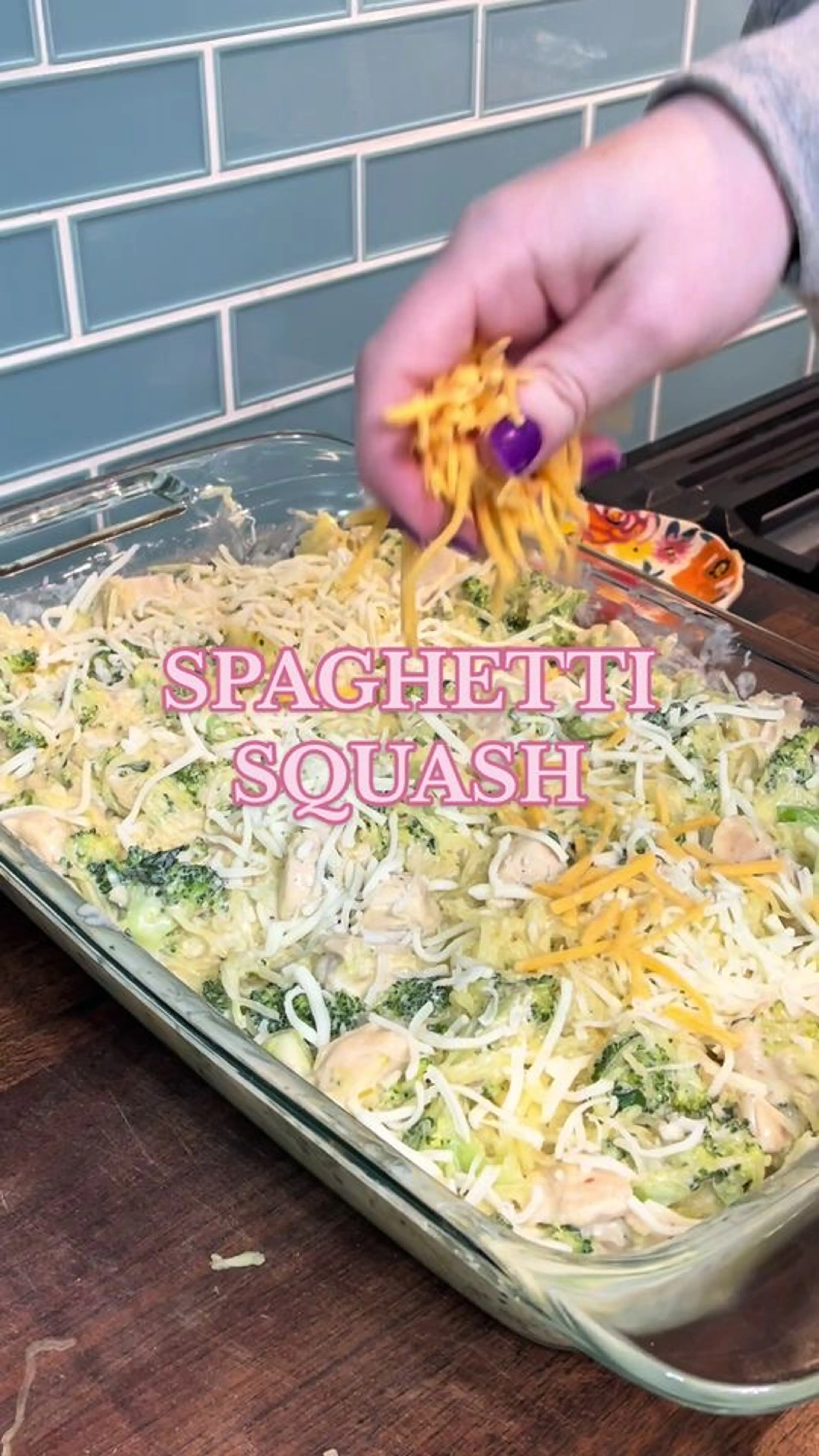 Chicken and Broccoli Spaghetti Squash Casserole