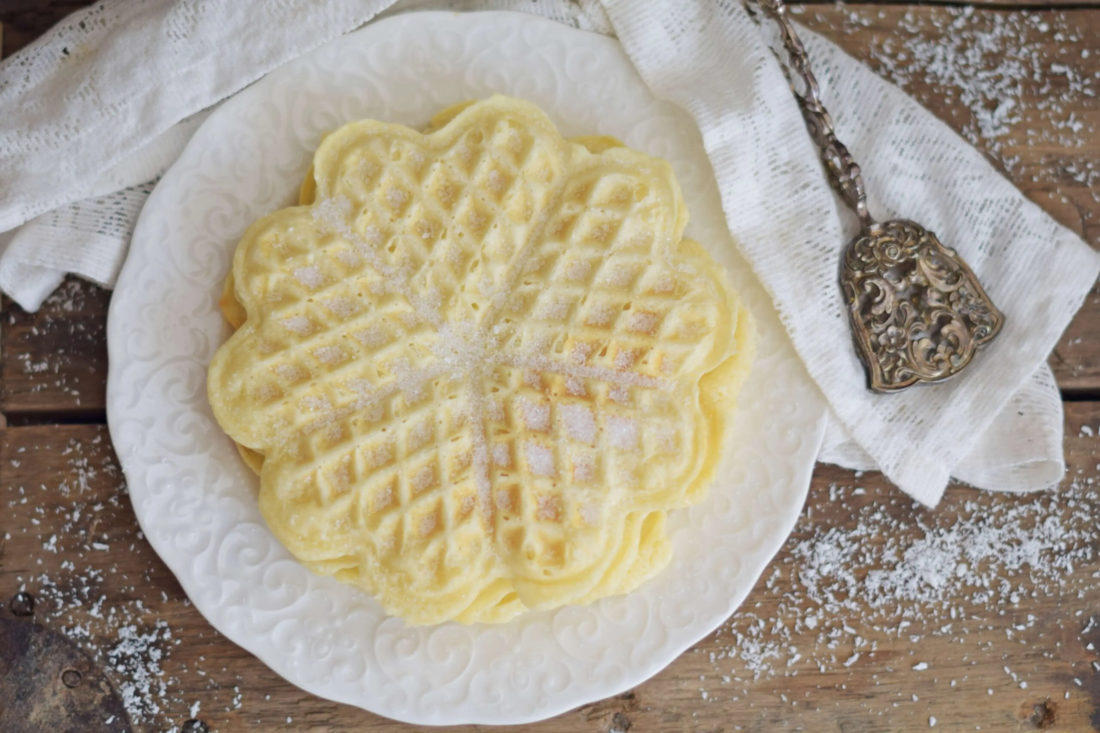 Kókuszos gofri bögrésen