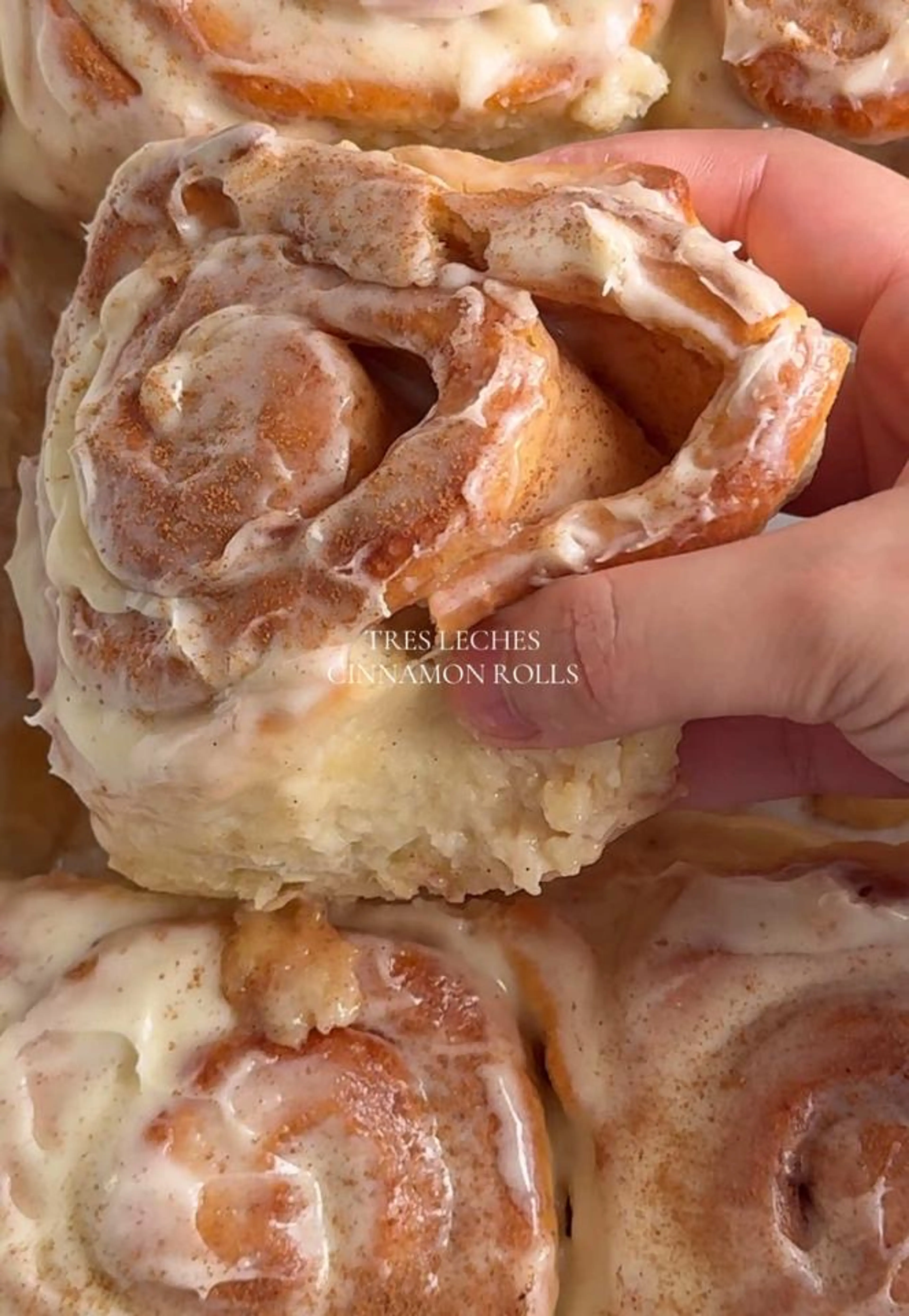 Tres Leches Cinnamon Rolls