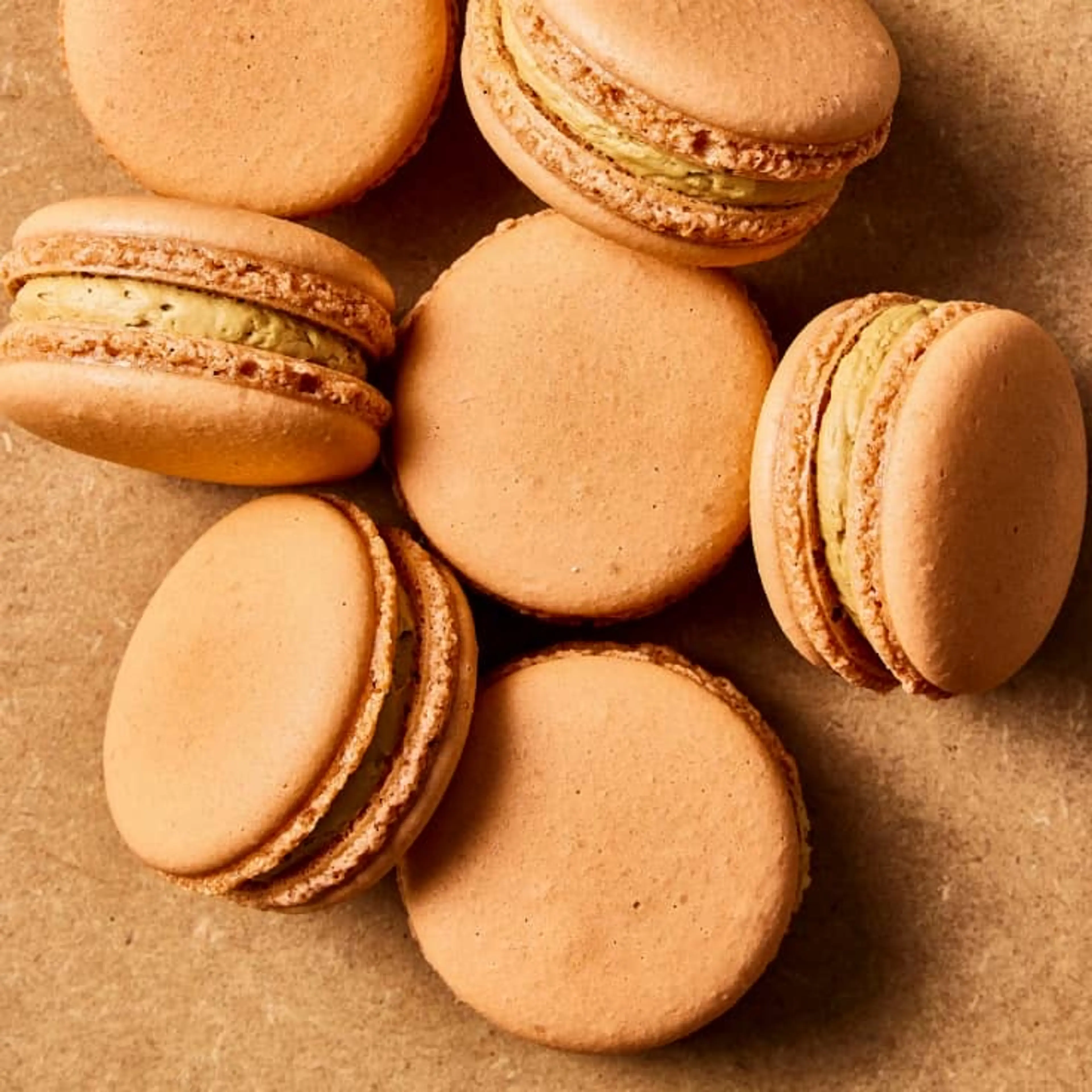 Macarons with Coffee Buttercream (ATK)