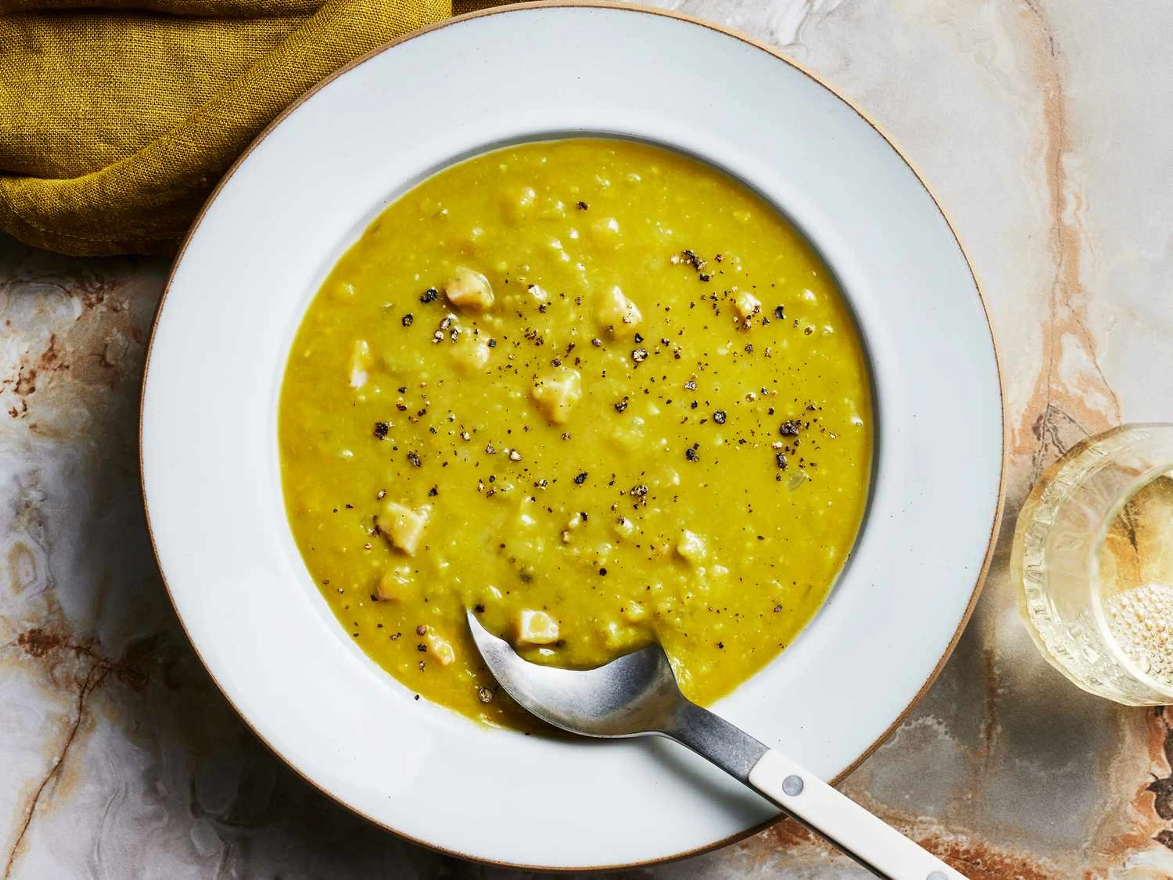 30-Minute Pressure Cooker Split Pea and Ham Soup Recipe