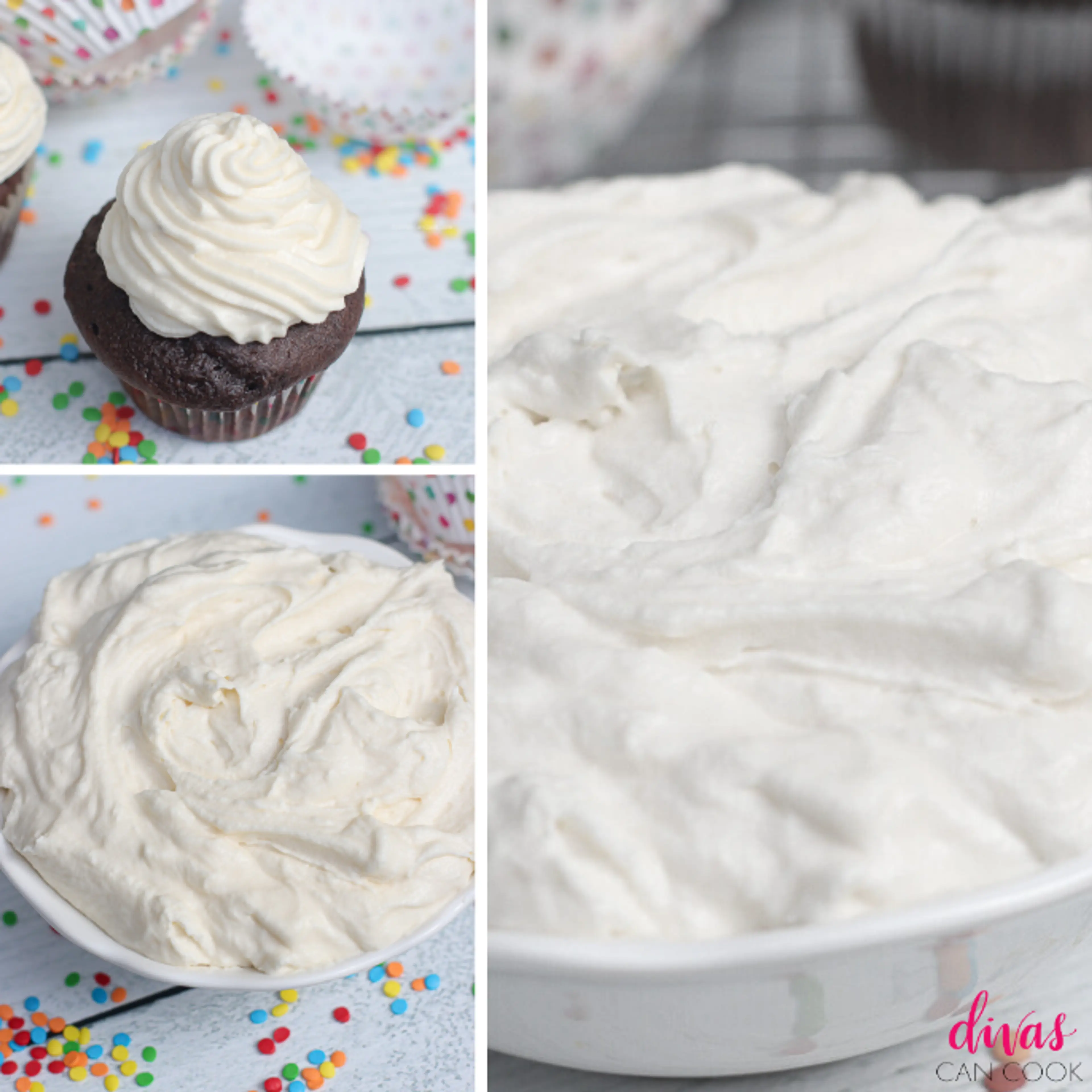 Light & Airy Whipped Cream Frosting