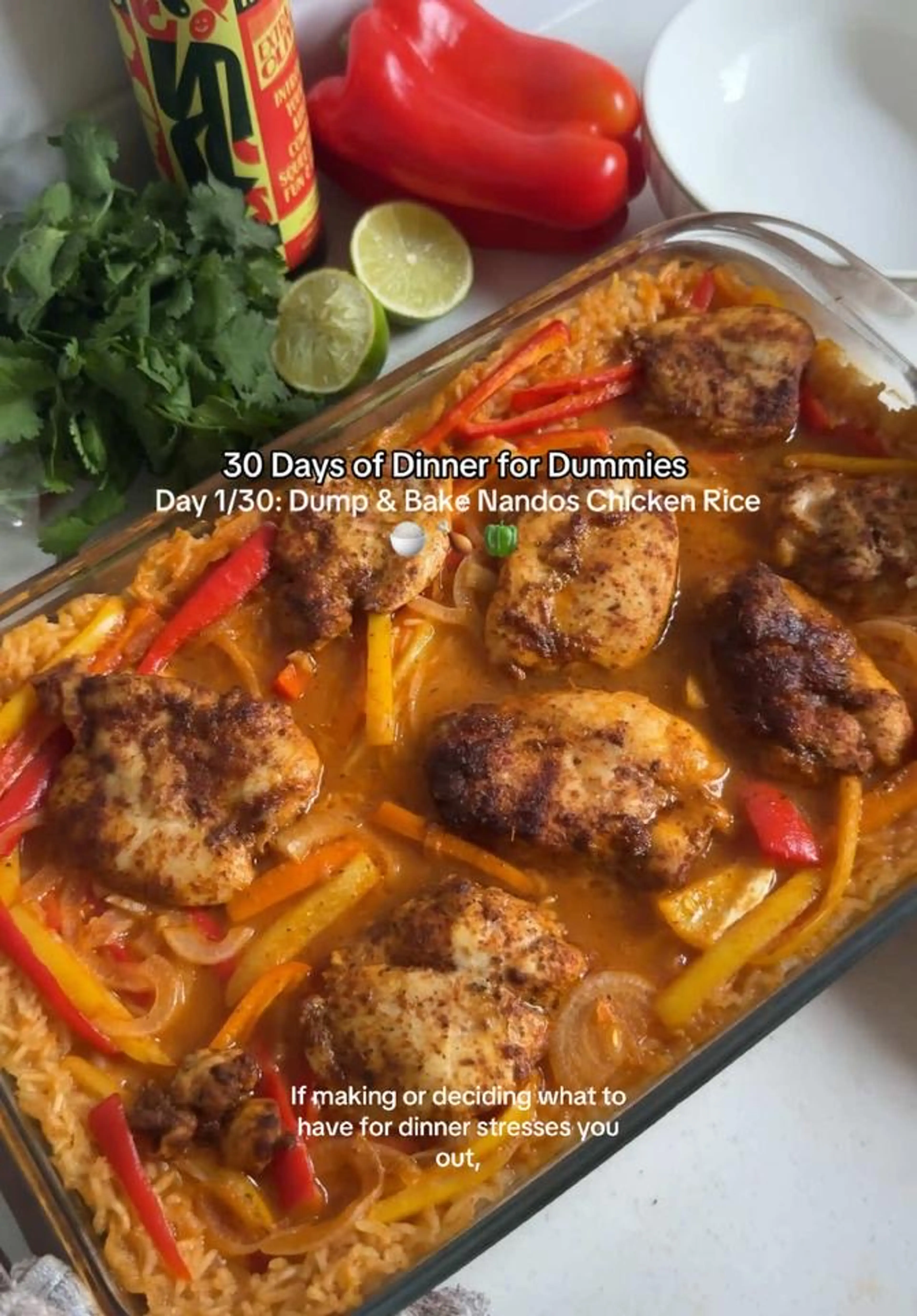 Dump and Bake Nando’s-style C