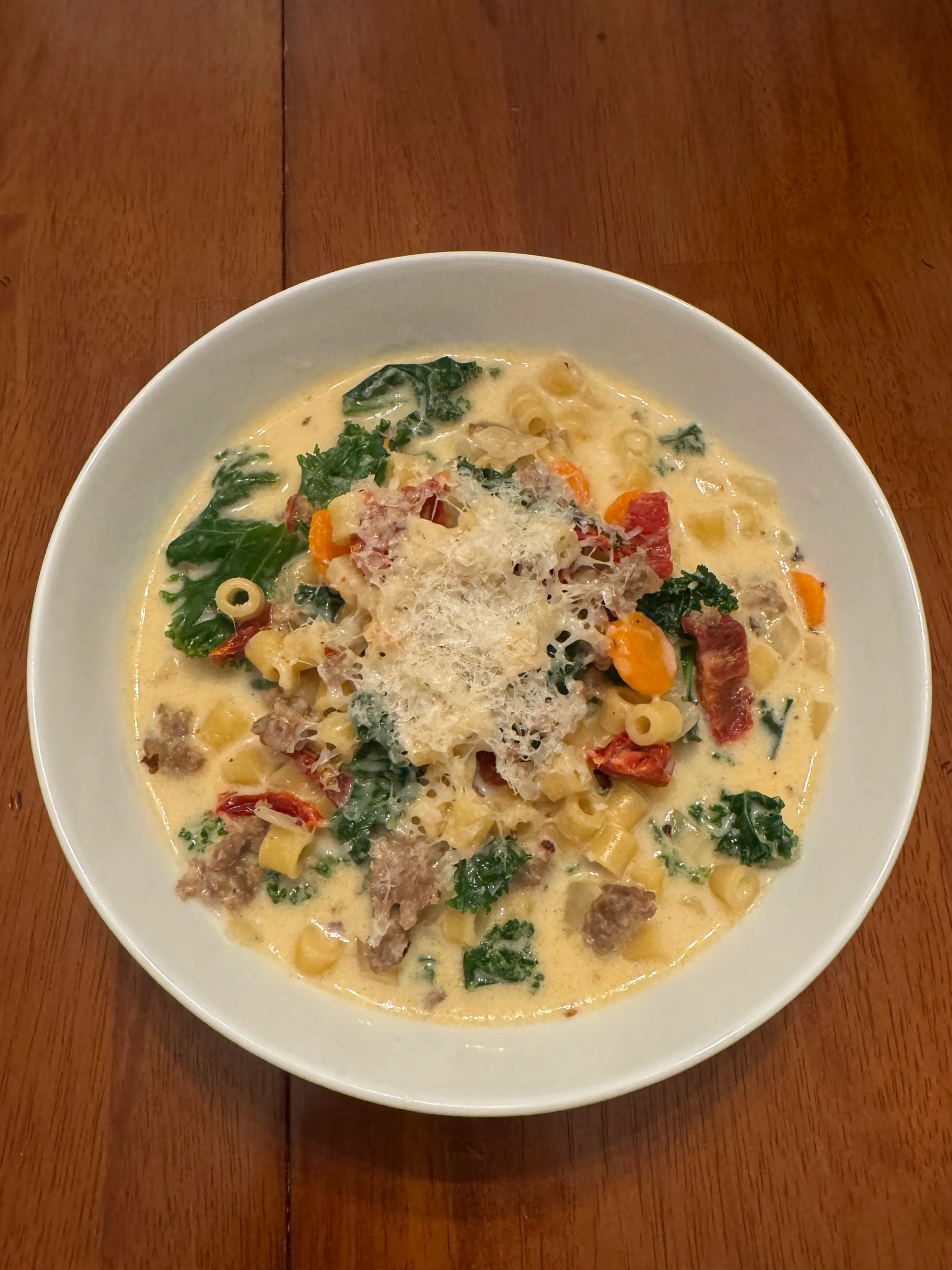 Italian Sausage Pasta Soup