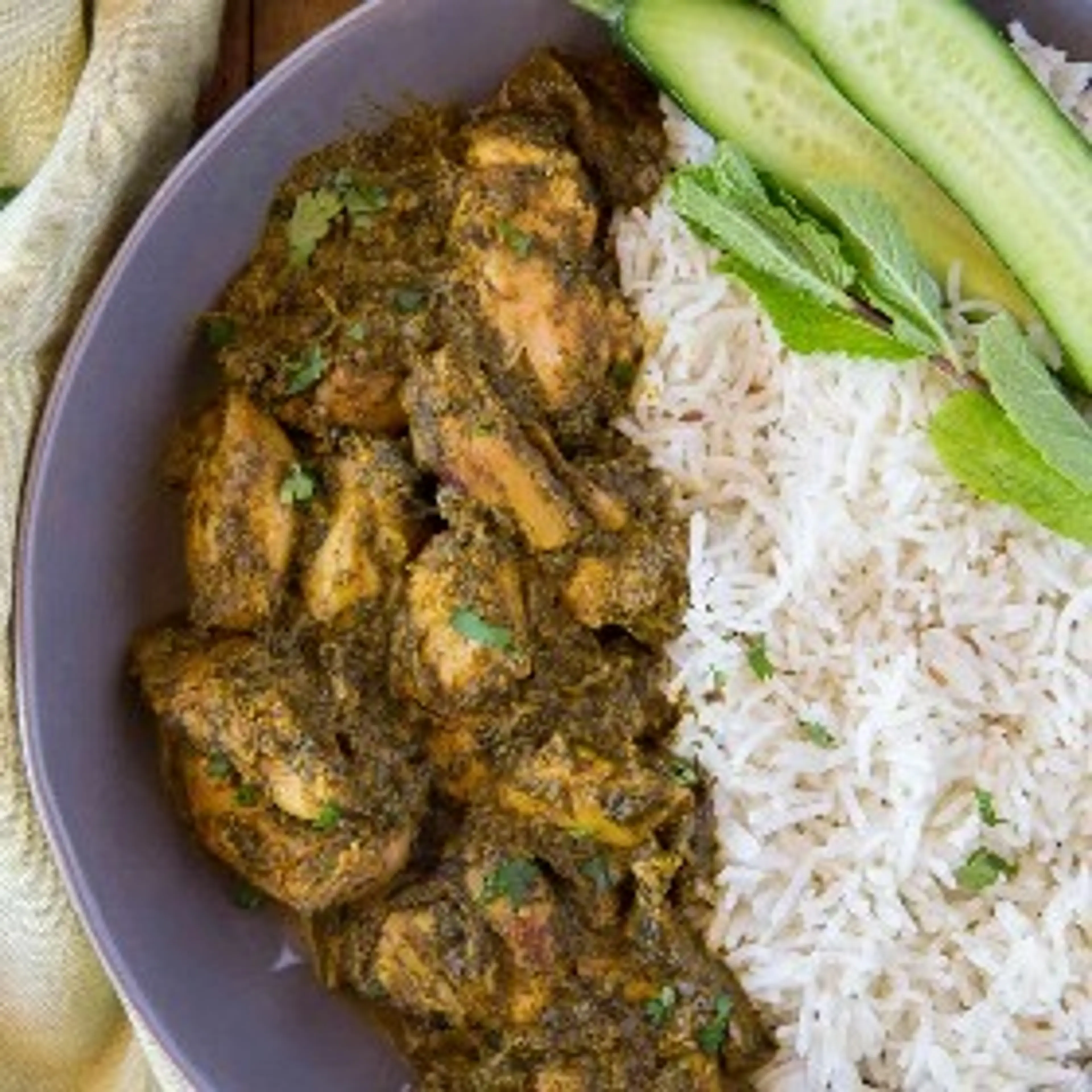 Chicken Saag V4 (KAMADO)