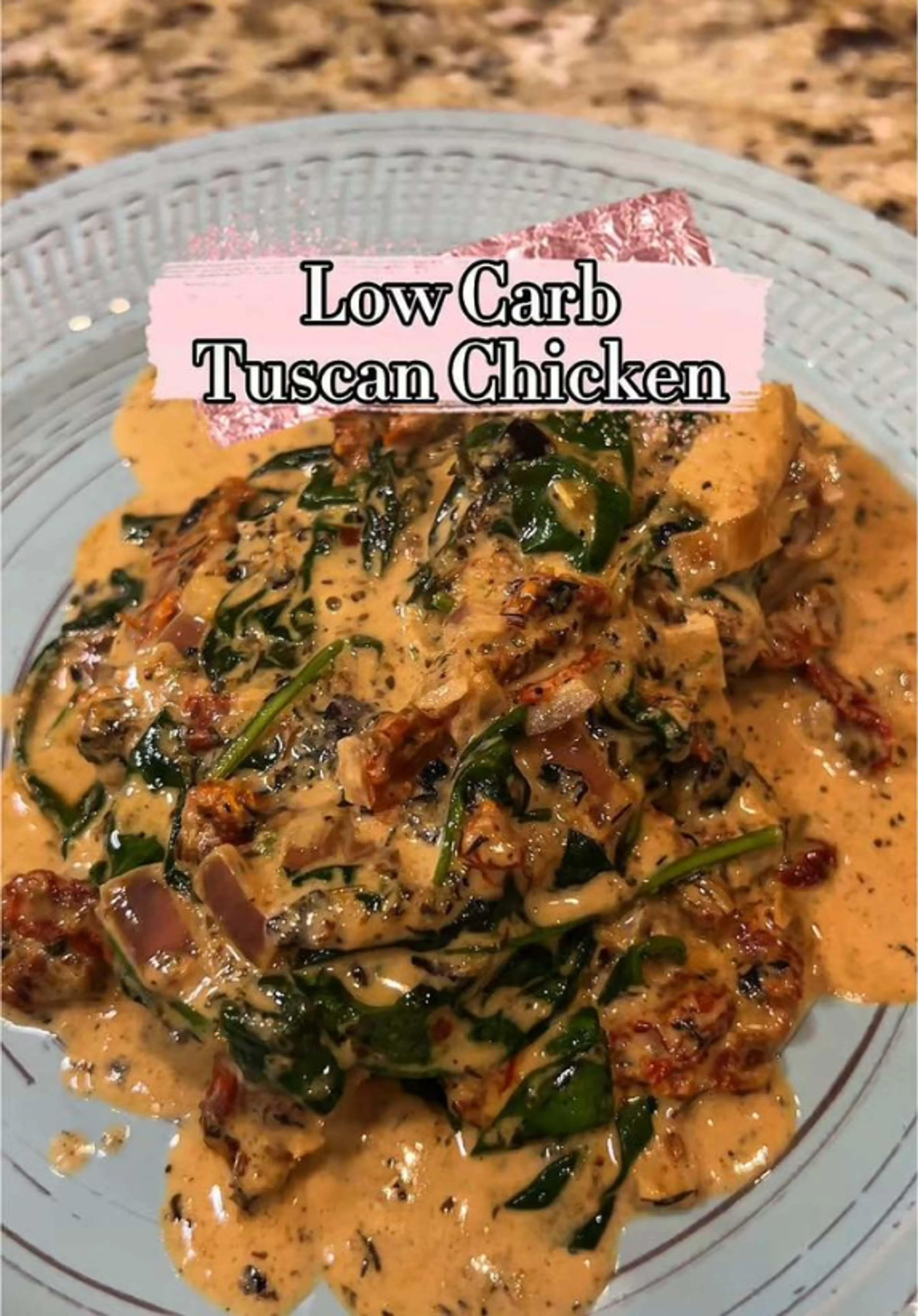Low Carb Tuscan Chicken