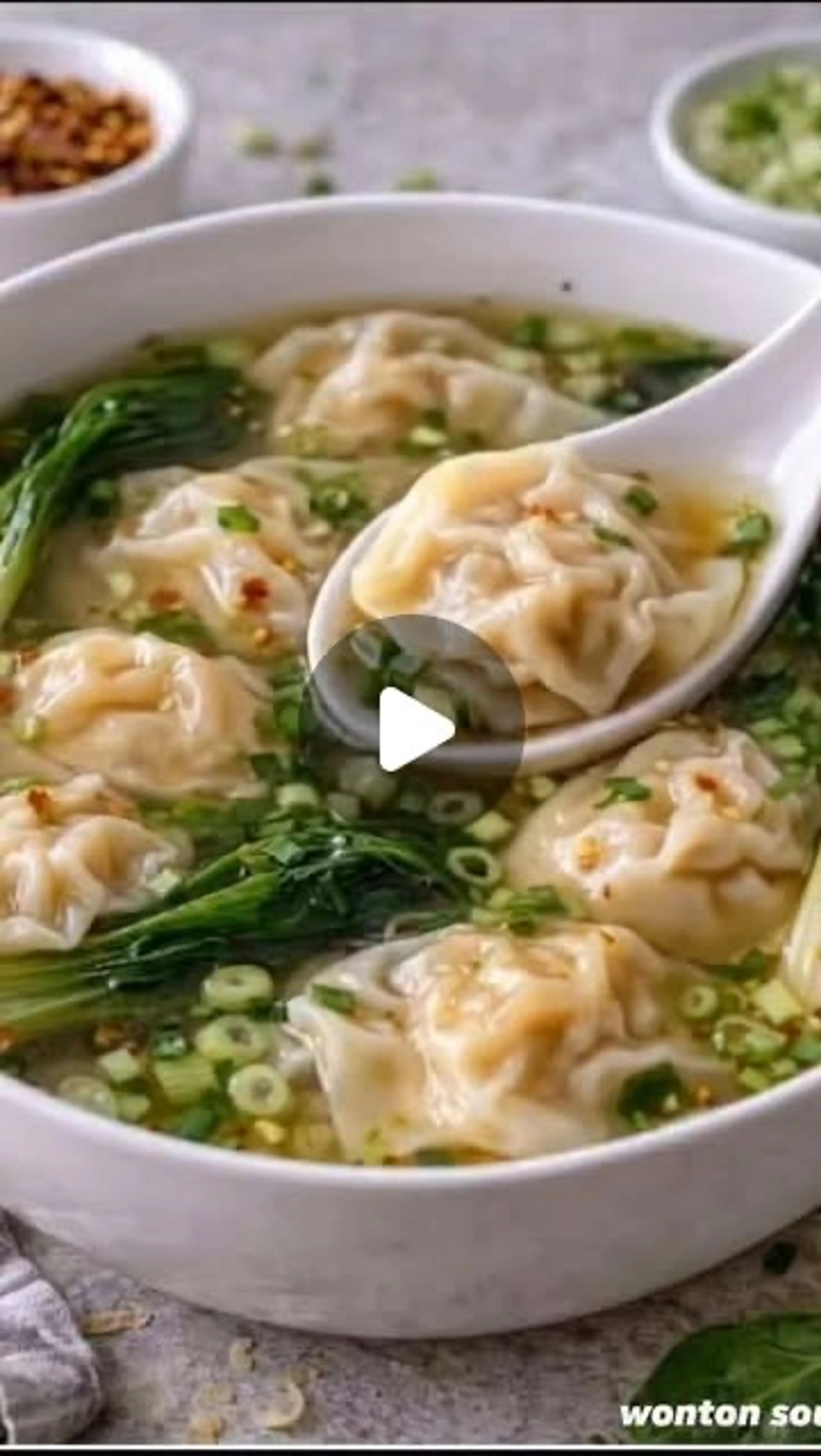 Homemade Wonton Soup