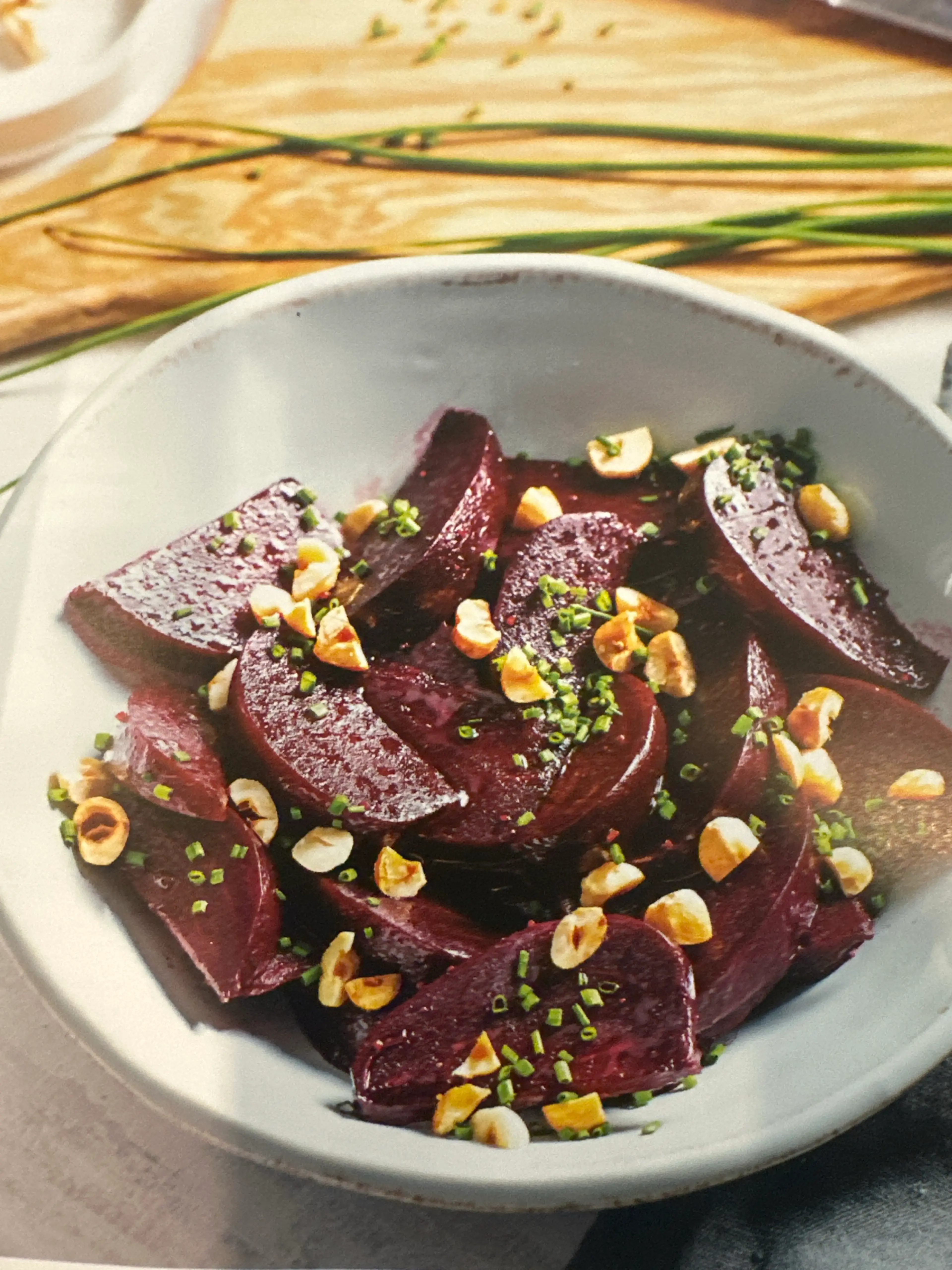 Beets With Hazelnuts And Chives
