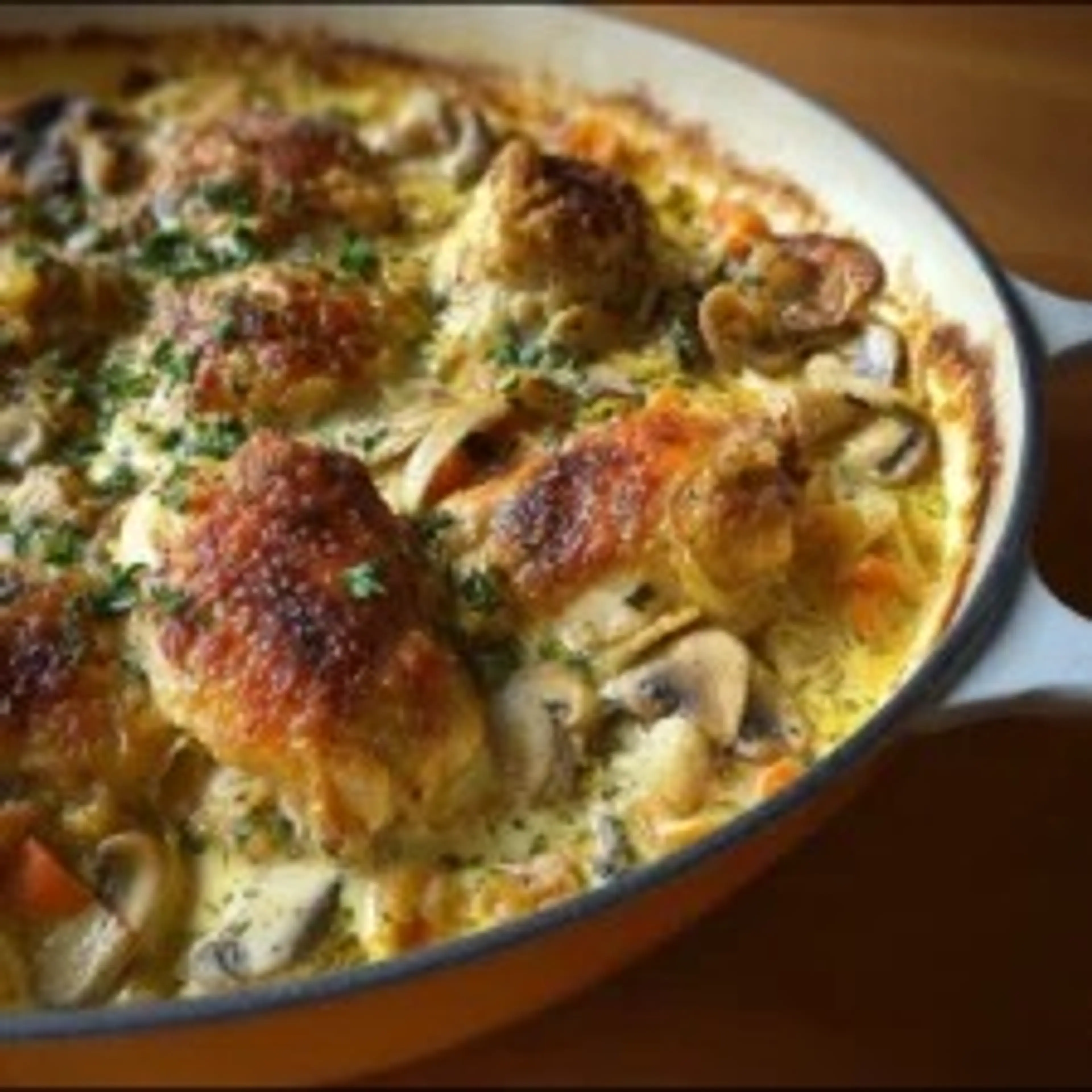 French Style Chicken Casserole - Creamy