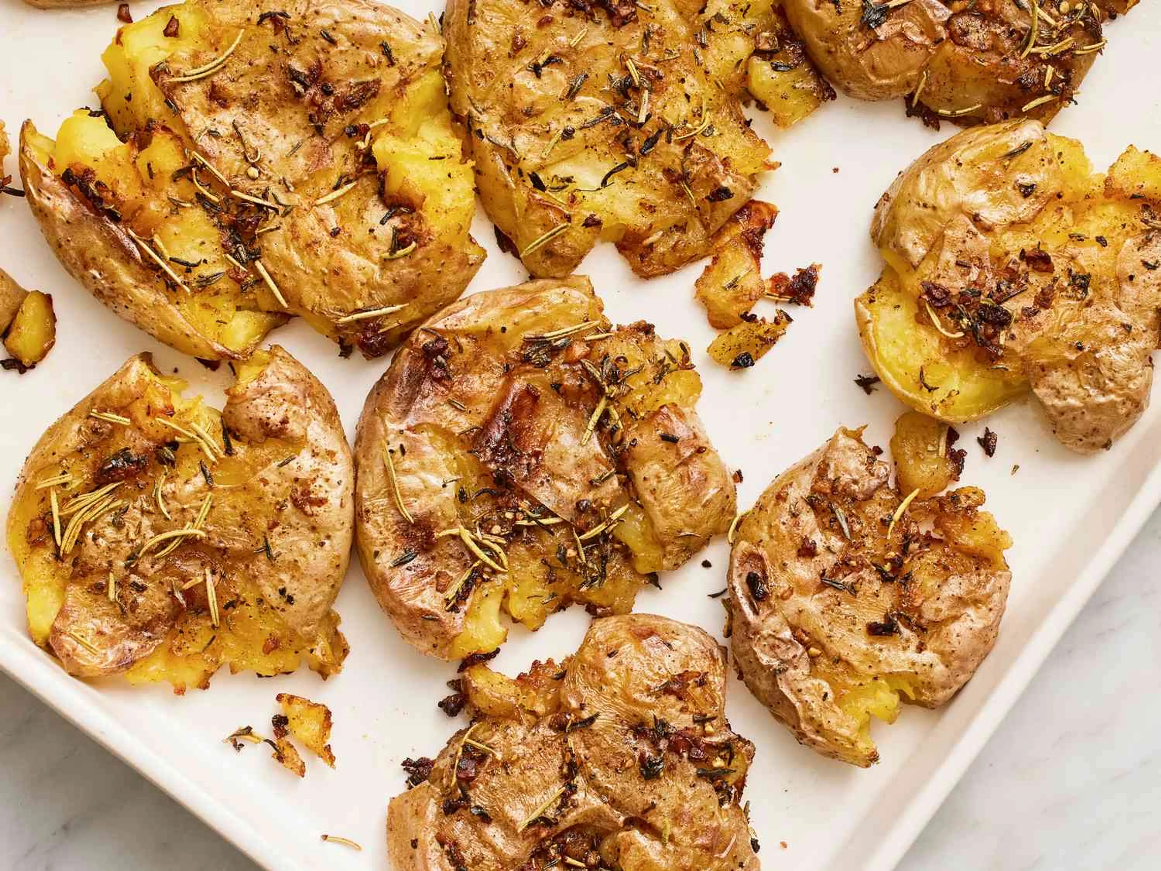 Crispy Smashed Potatoes