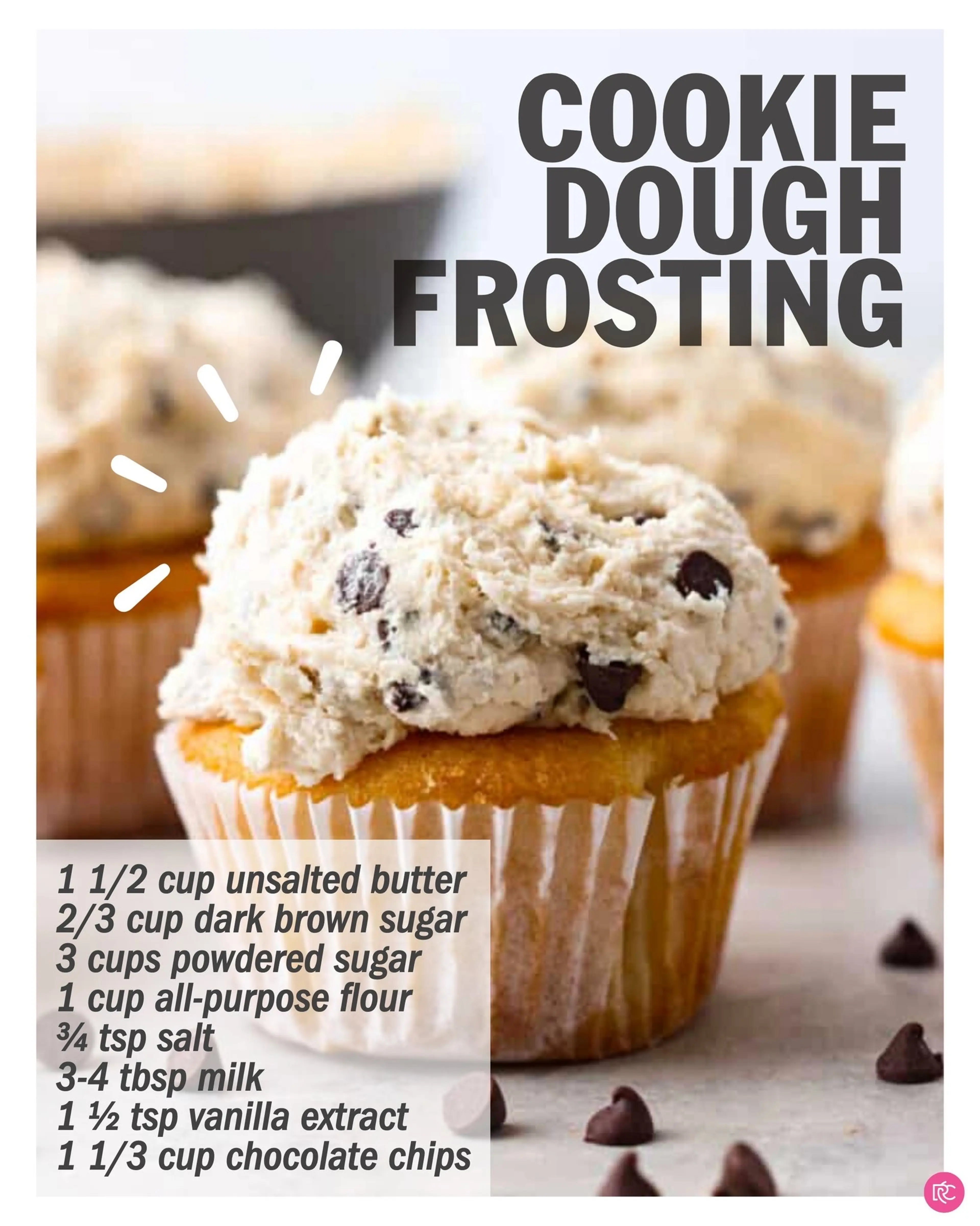 Chocolate Chip Cookie Dough Frosting