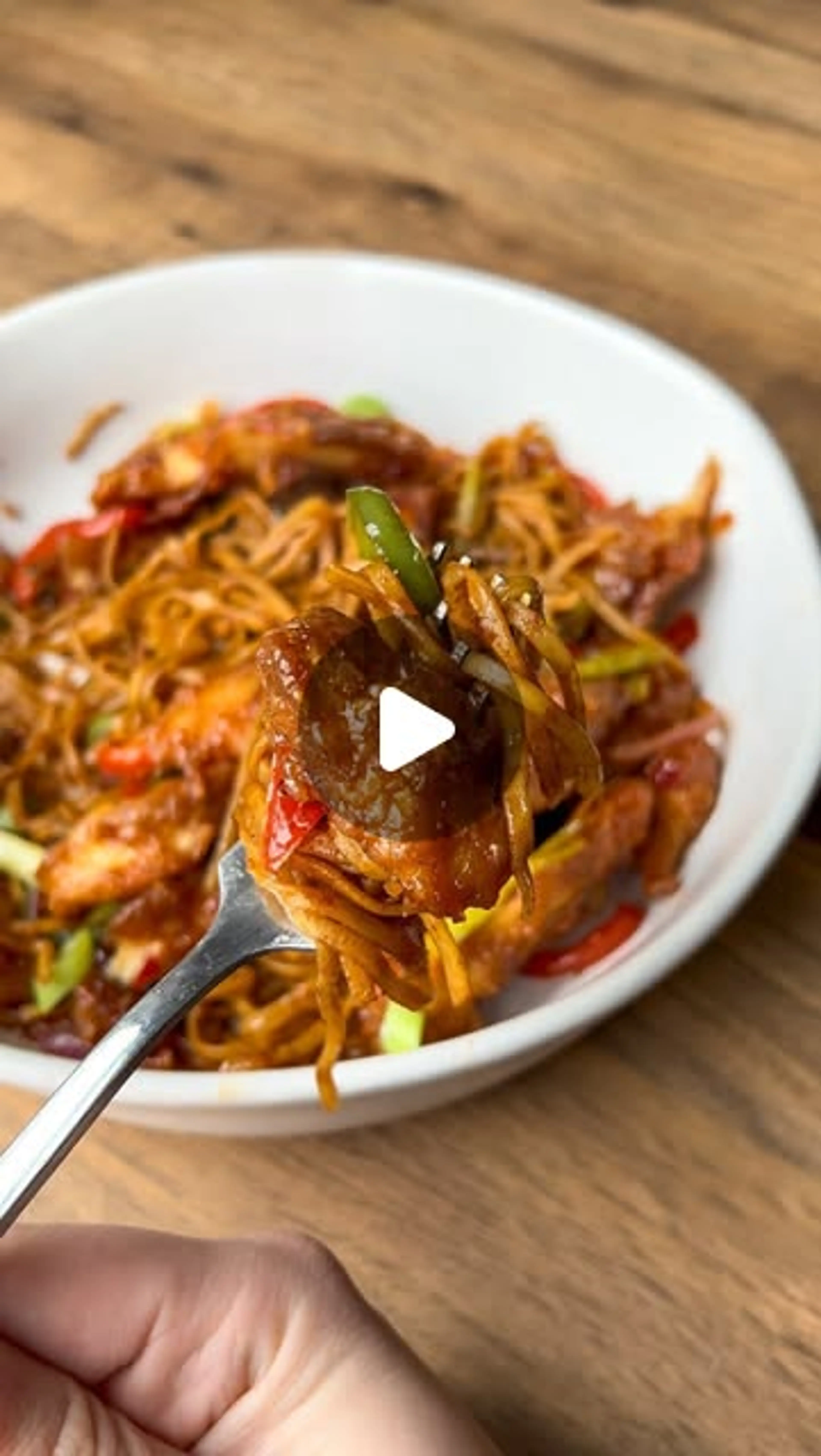 Sweet & Sticky Chicken Noodles