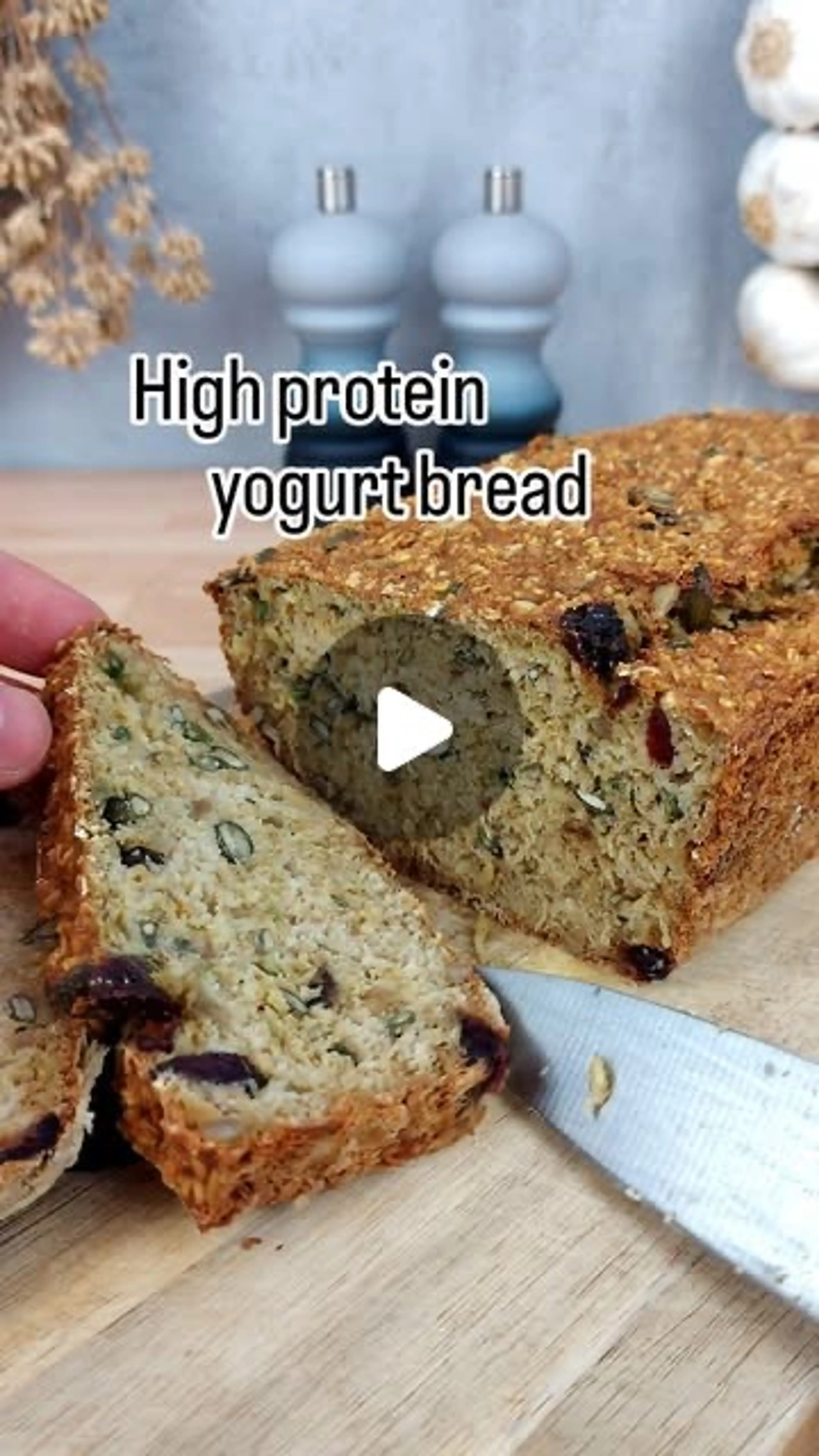 High Protein Yogurt Bread