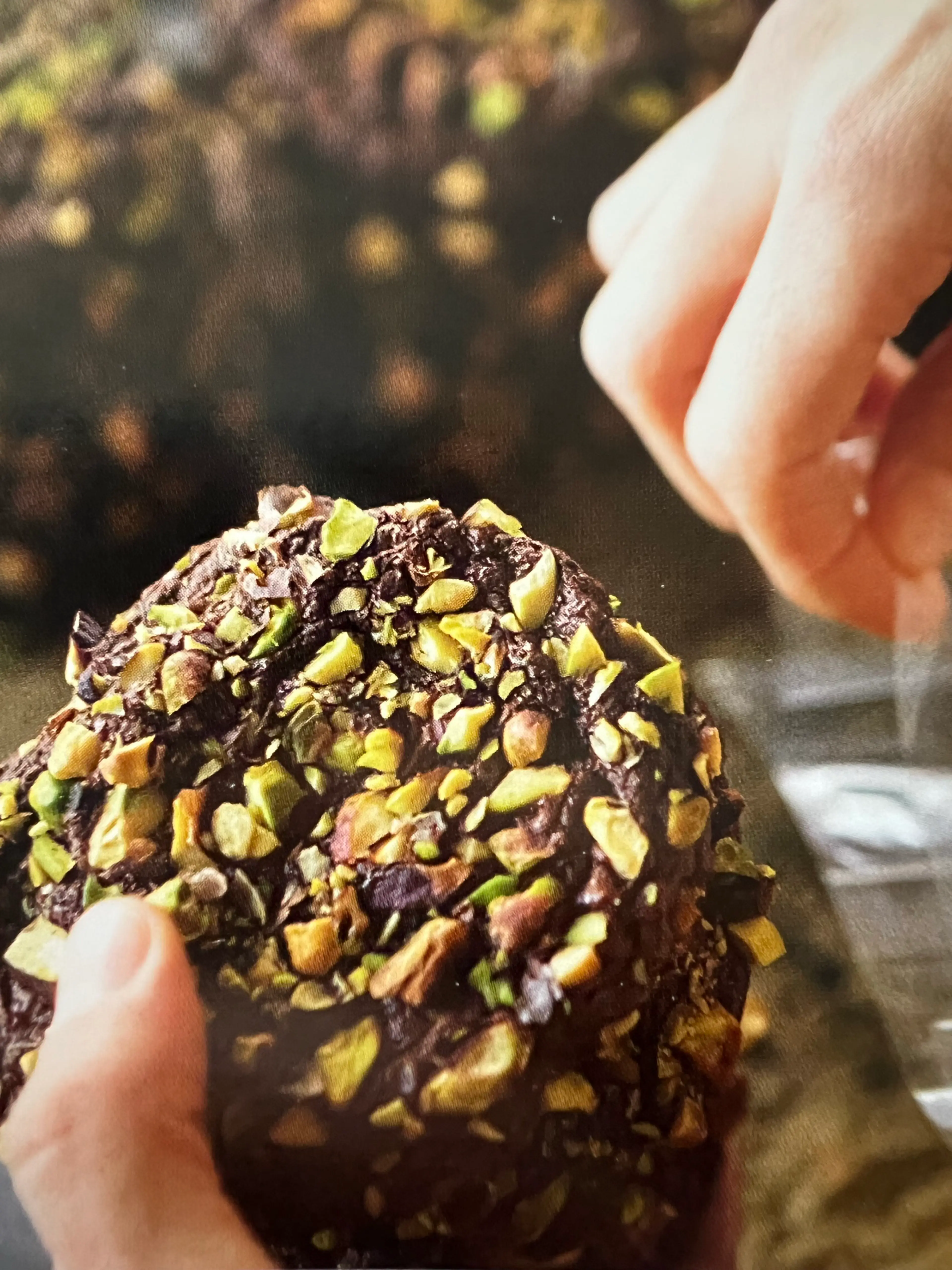 Chocolate & Pistachio Cookies