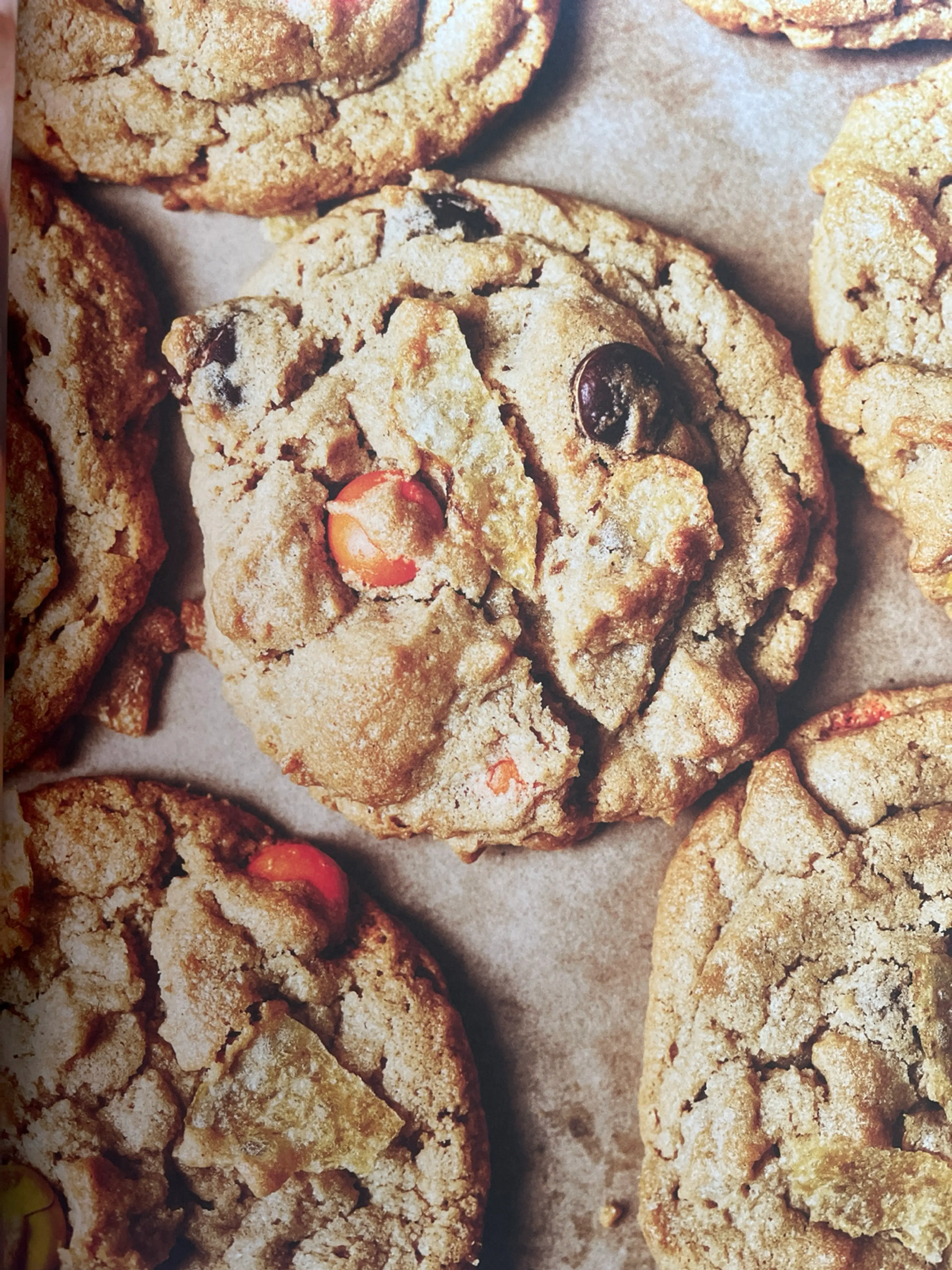 Peanut Butter-Barley Cookies with Add-Ins